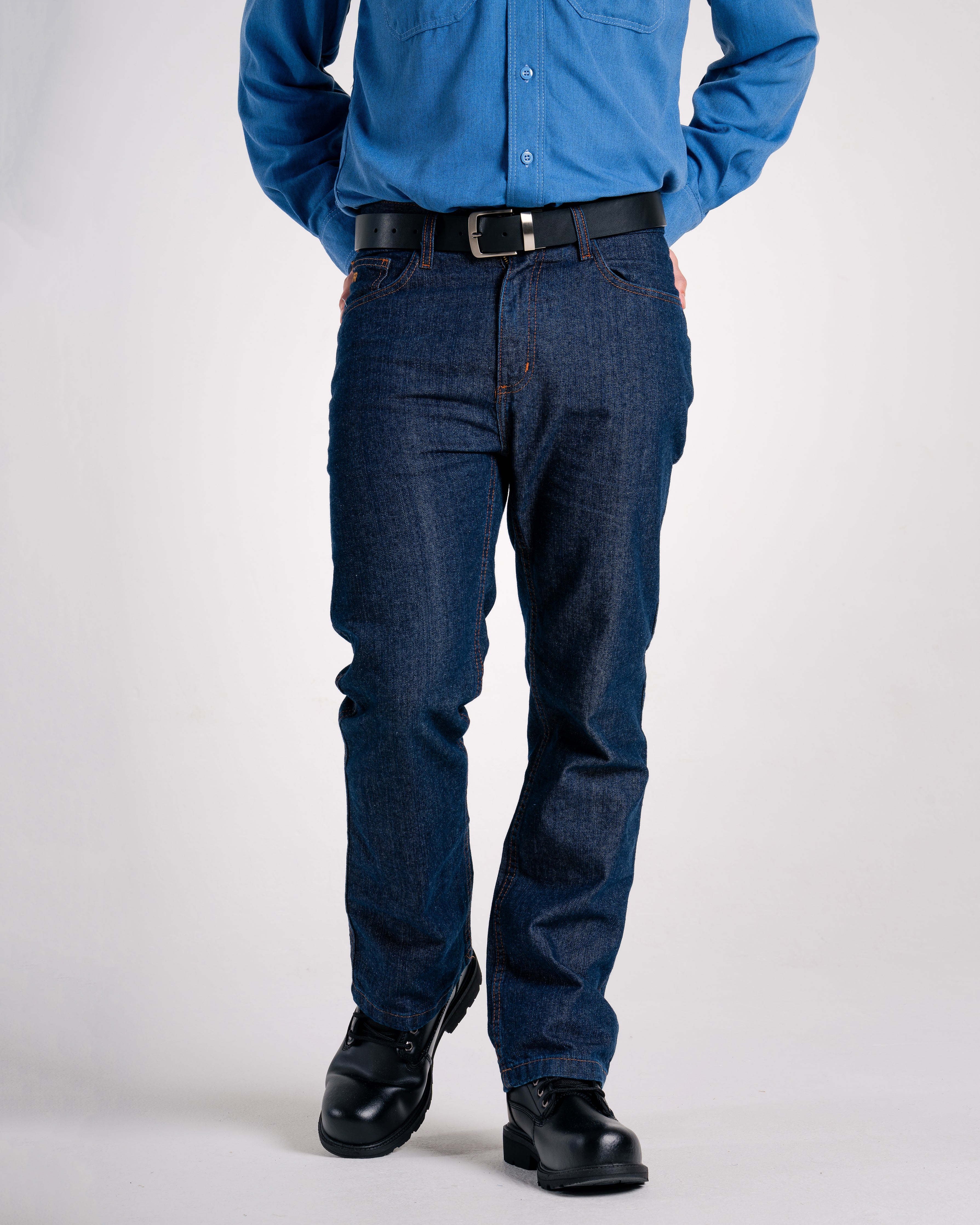 JOHN VARVATOS Misura 32 Blu Affliggere Misto Cotone Jeans Dritto JOHN VARVATOS Misura 32 Blu Affliggere Misto Cotone Jeans Dritto