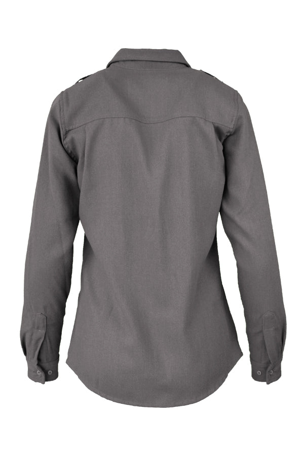 Ladies FR Uniform Shirts made with 5oz. TecaSafe One® Inherent | Gray