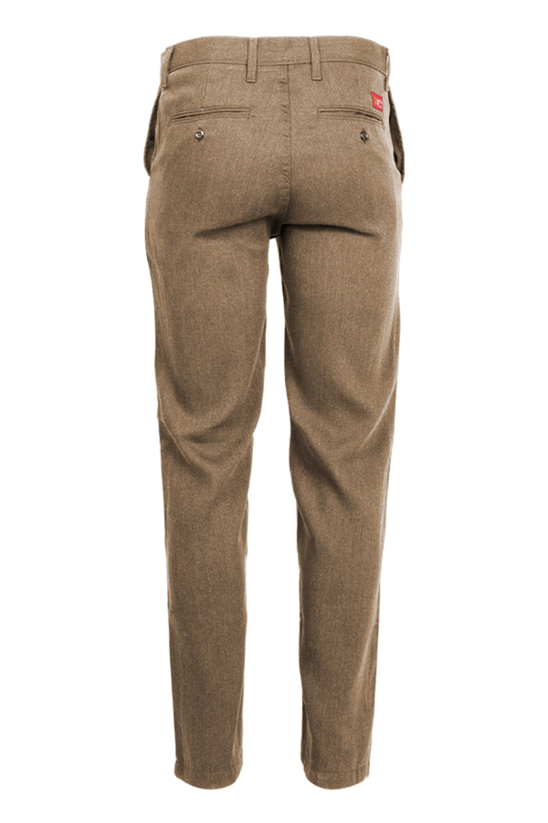 FR Uniform Pants made with 5oz. TecaSafe One® Inherent | Waist 28-44 | Khaki