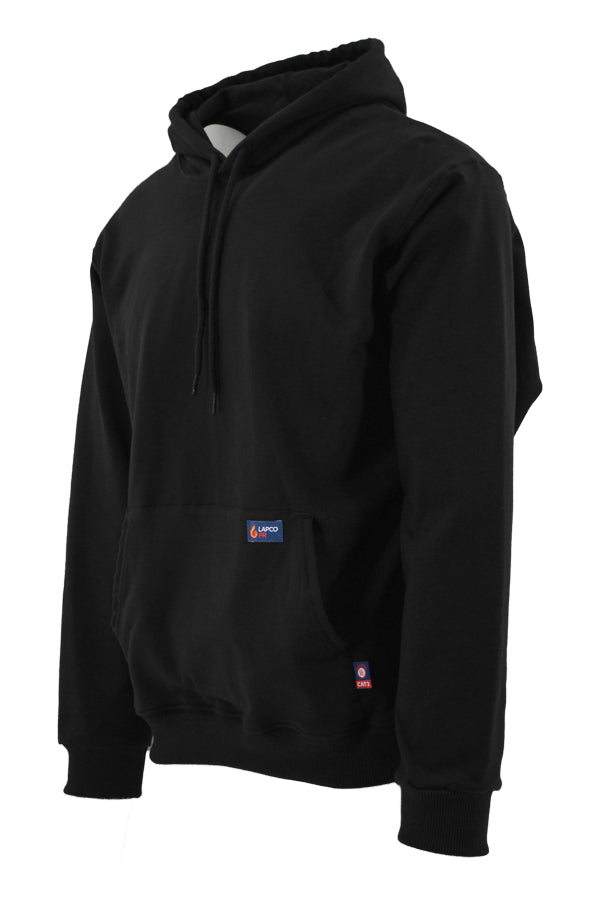 FR Hoodie Sweatshirt | 12oz.  95/5 Blend Fleece | Black