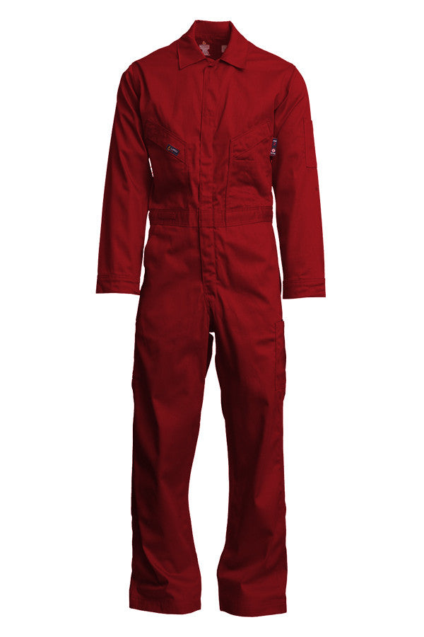 FR Deluxe Coverall 100% Cotton Red1