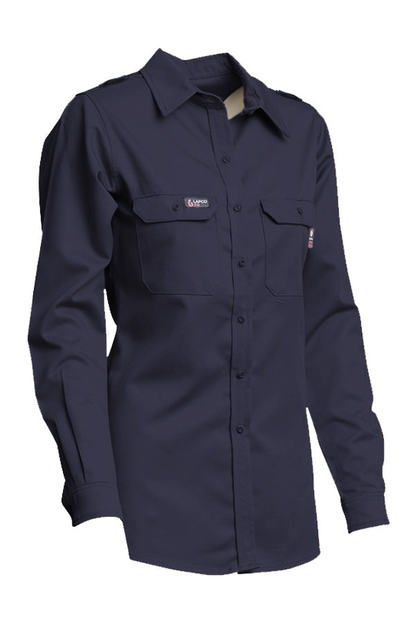 Ladies FR DH Uniform Shirts | made with 6.5oz. Westex® DH | Navy