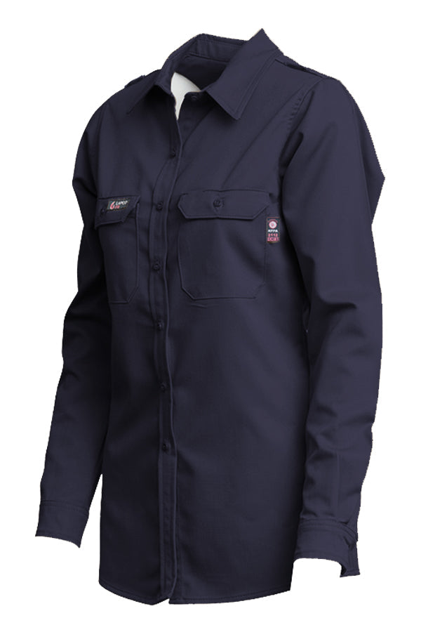 Women's FR DH Uniform Shirts | made with 6.5oz. Westex® DH | Navy