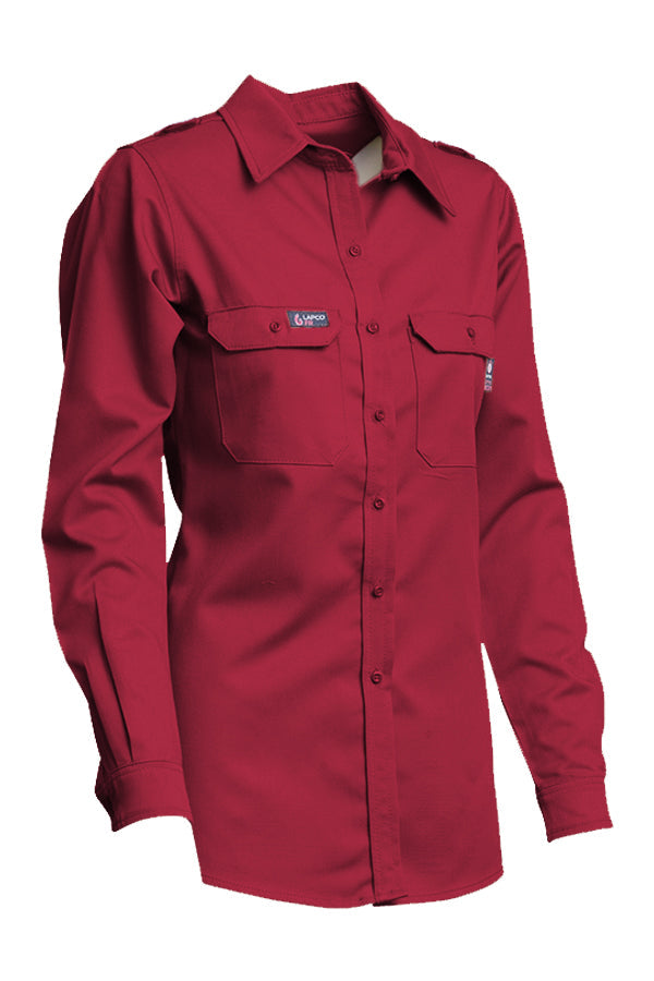 DISCONTINUED | Ladies FR DH Uniform Shirts | made with 6.5oz. Westex® DH | Red