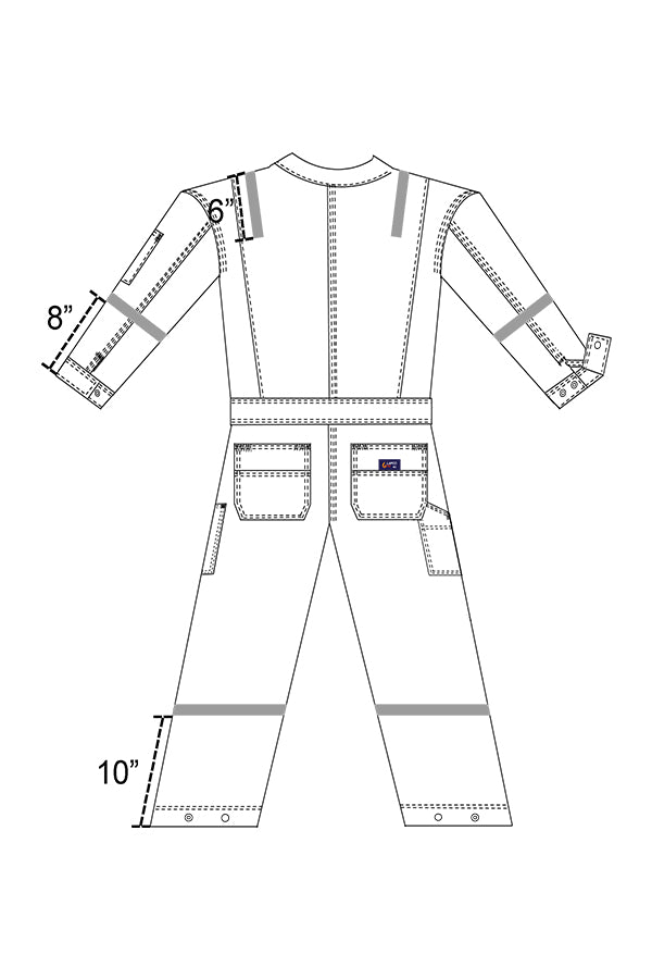 Reflective Tape-Arms, Legs, Shoulders | Coveralls - www.lapco.com