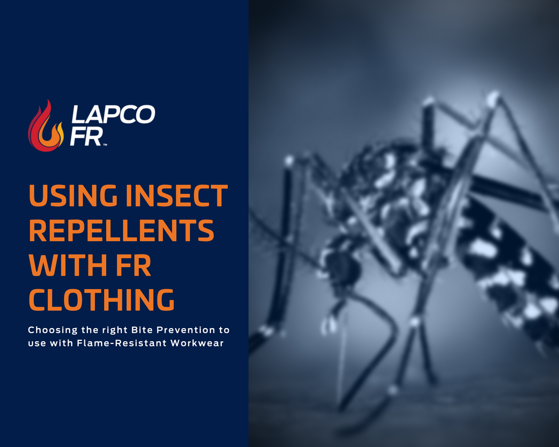 using insect repellents with fr clothing lapco fr