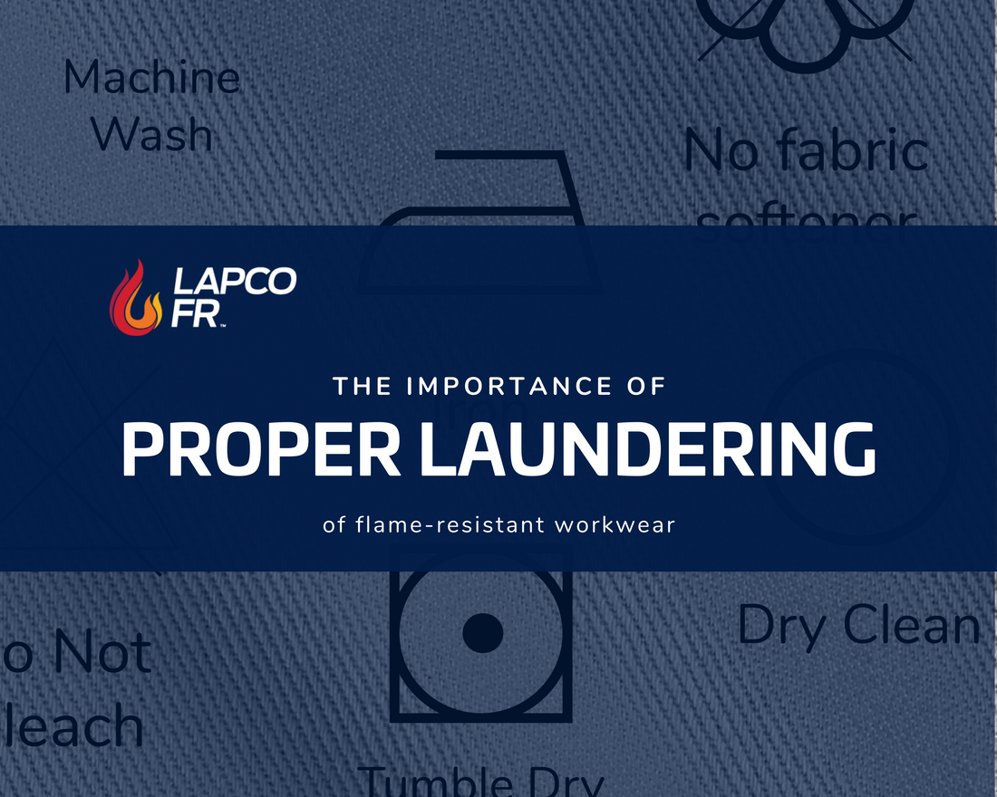 proper laundering fr clothes