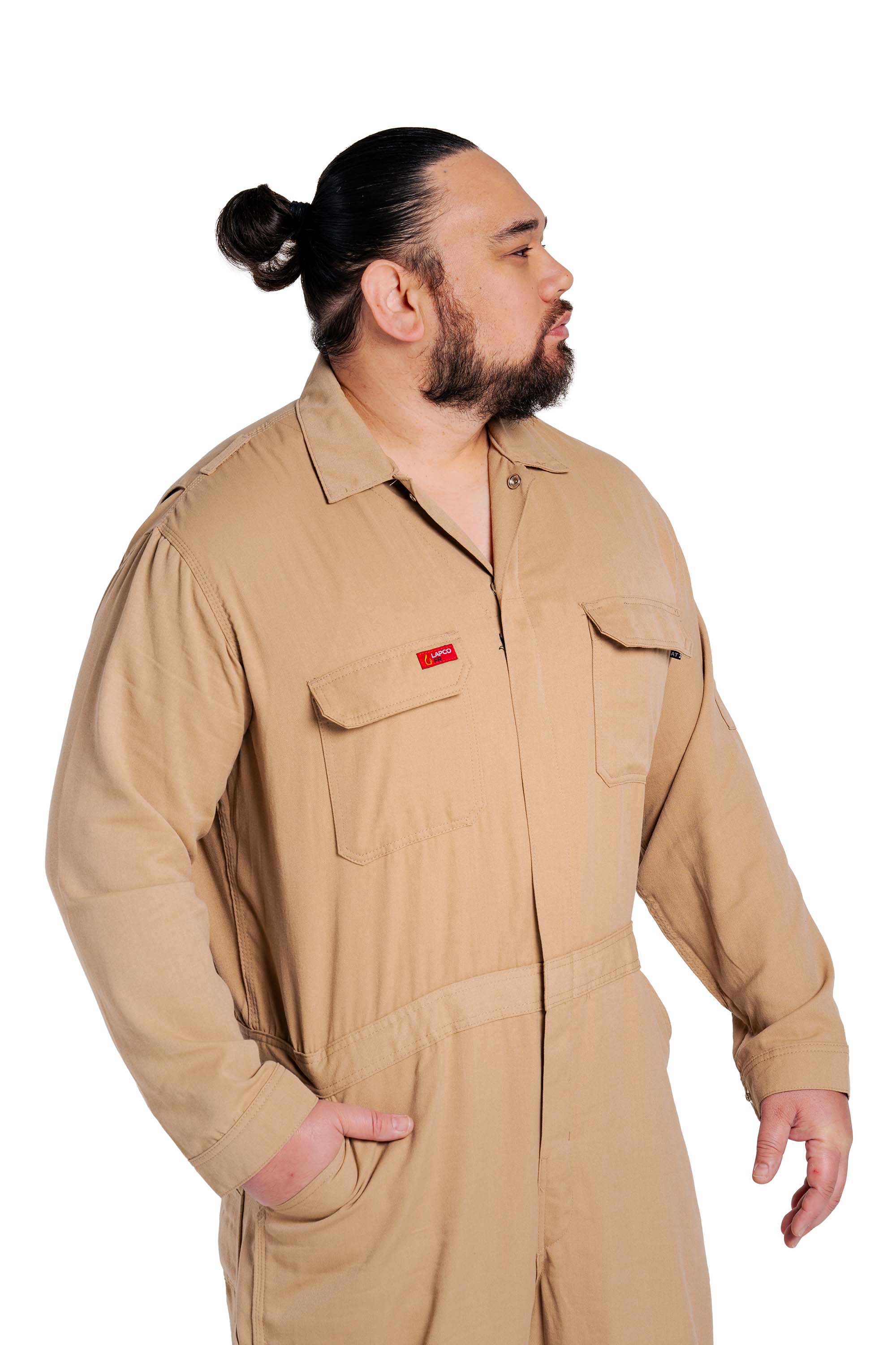 FR Deluxe 2.0 Coverall | made with 6.5oz. Westex DH | Khaki
