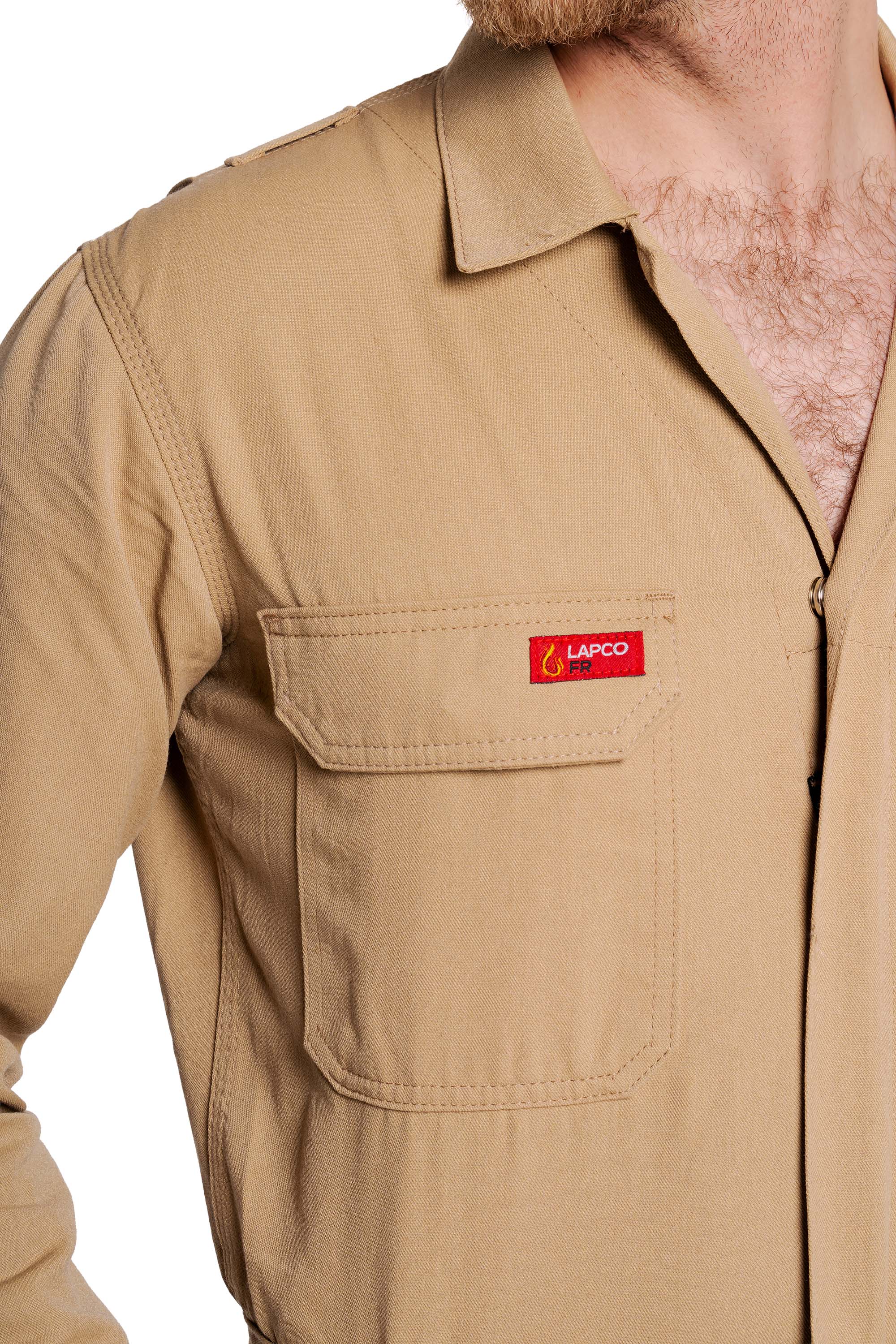 FR Deluxe 2.0 Coverall | made with 6.5oz. Westex DH | Khaki