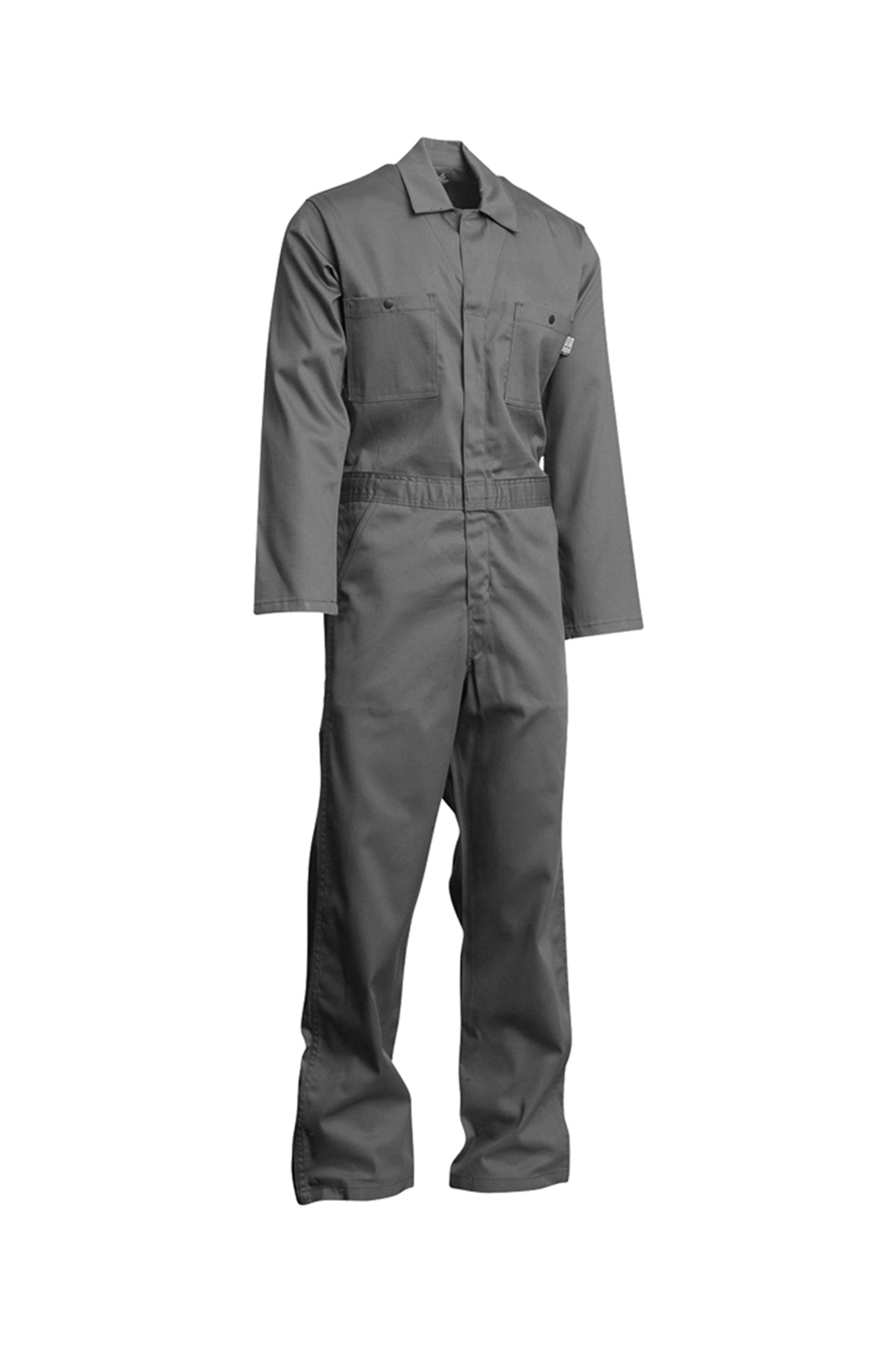 FR Economy Coveralls | 7oz. 100% Cotton | Gray