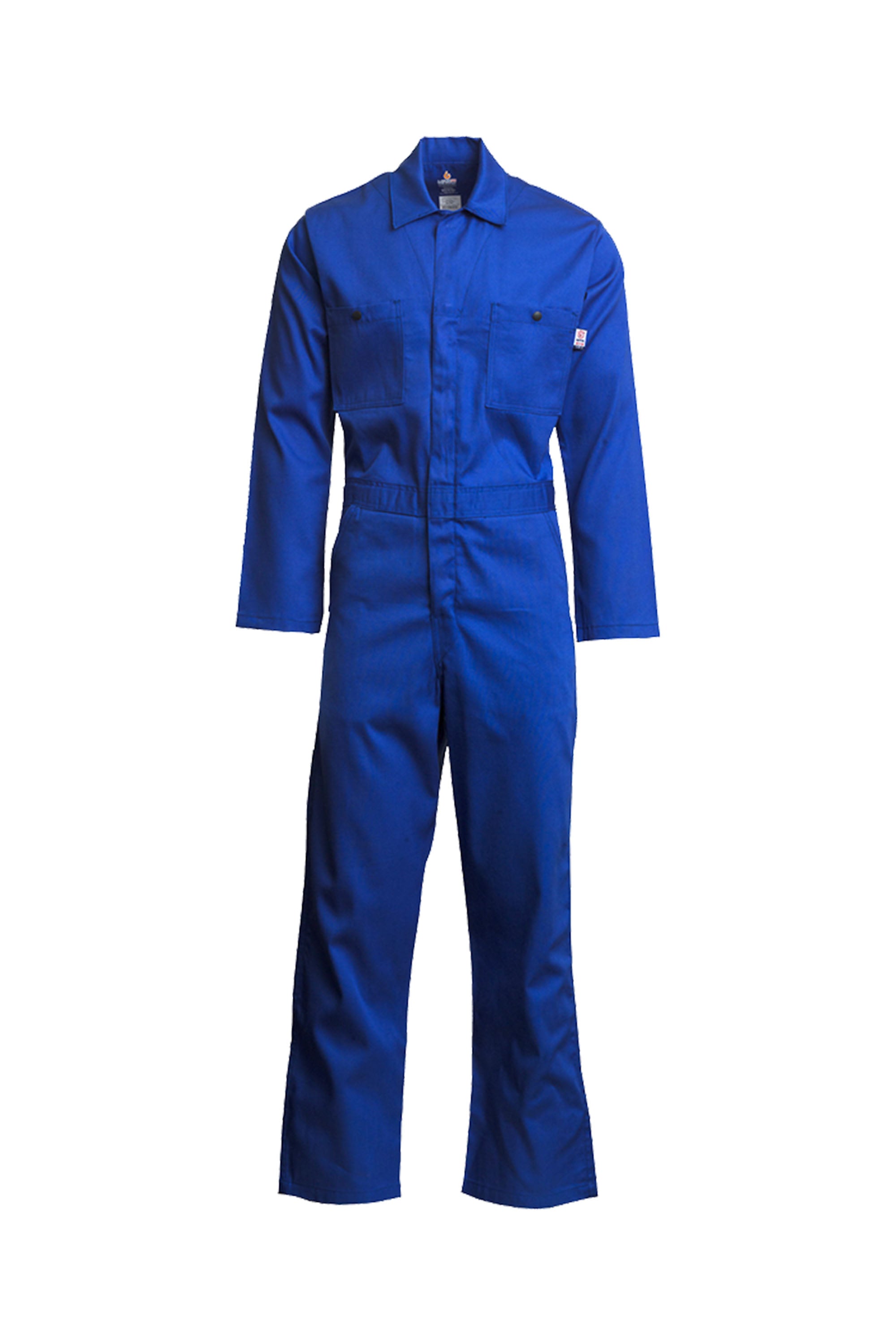FR Economy Coveralls | 7oz. 100% Cotton | Royal