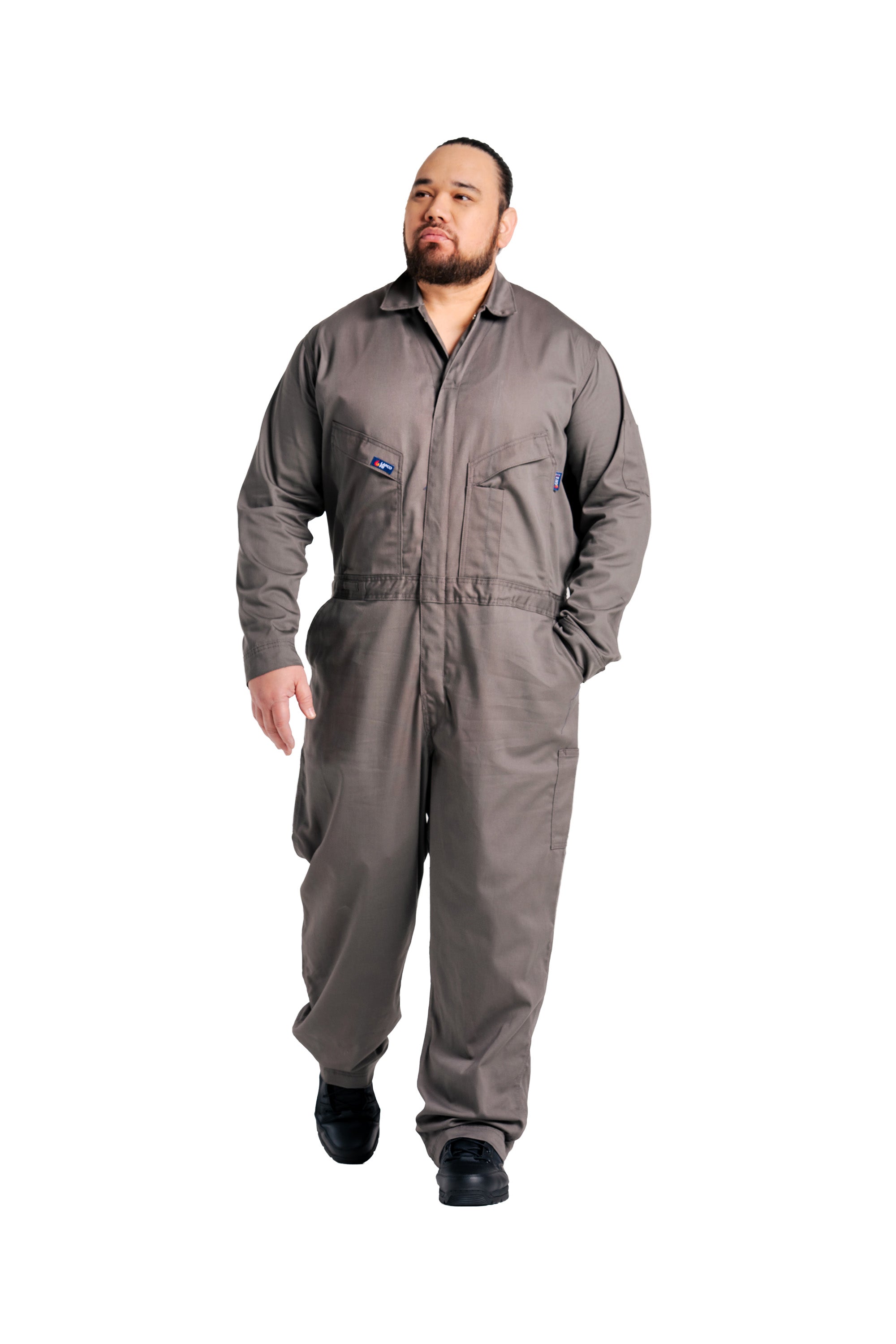 FR Deluxe Coverall | 7oz. 100% Cotton | Gray