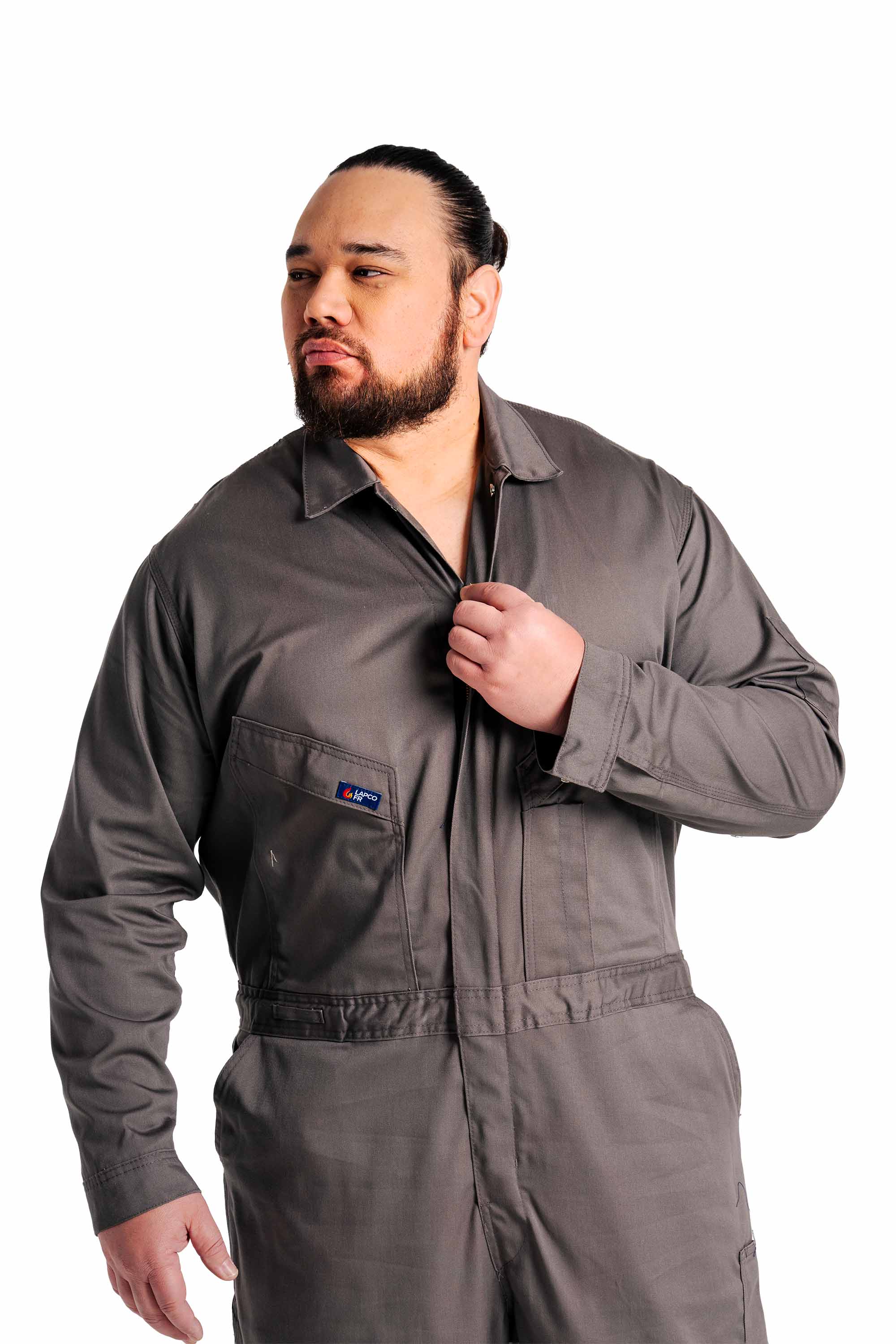 FR Deluxe Coverall | 7oz. 100% Cotton | Gray