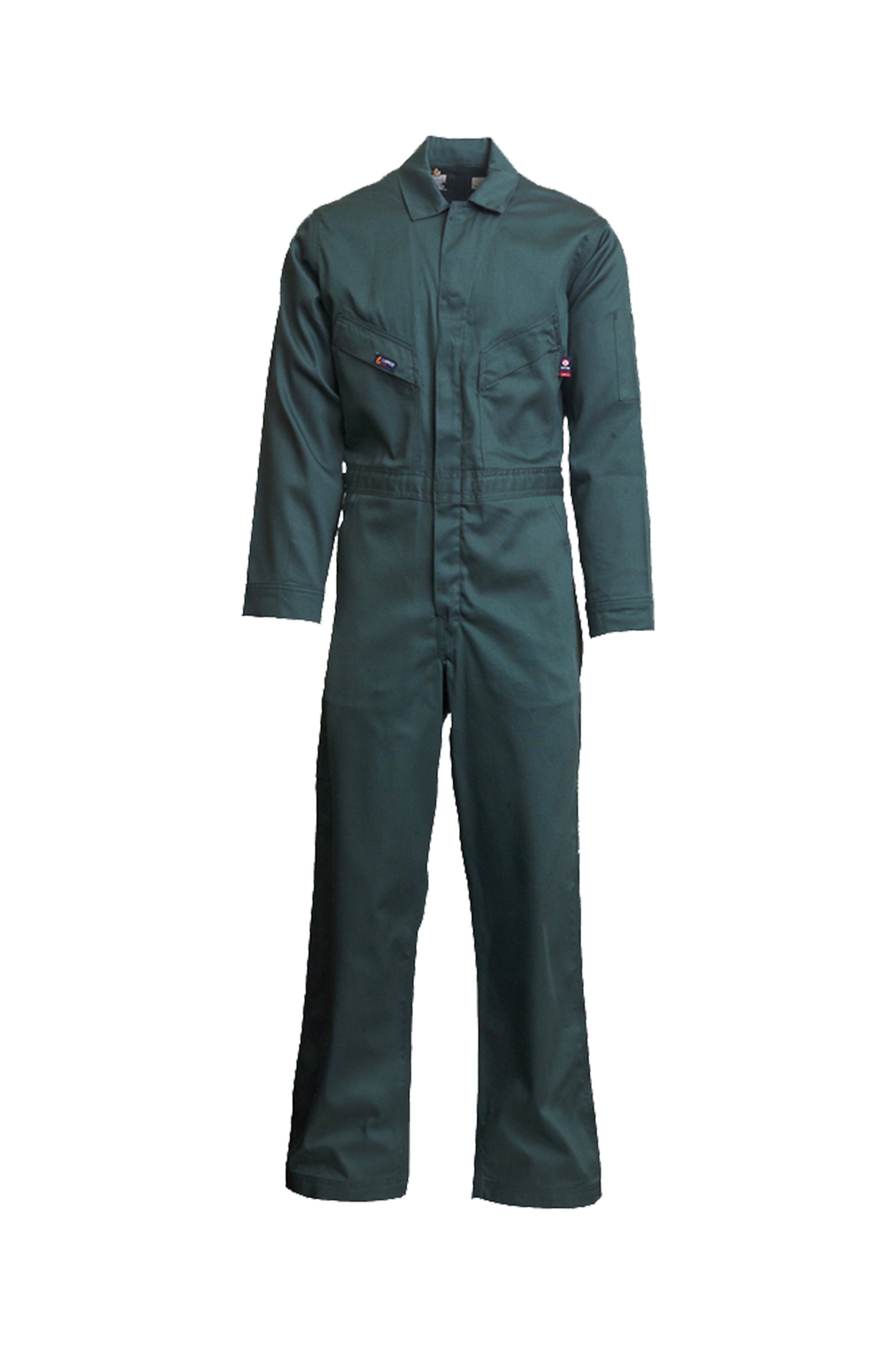 FR Deluxe Coverall | 7oz. 100% Cotton | Spruce Green