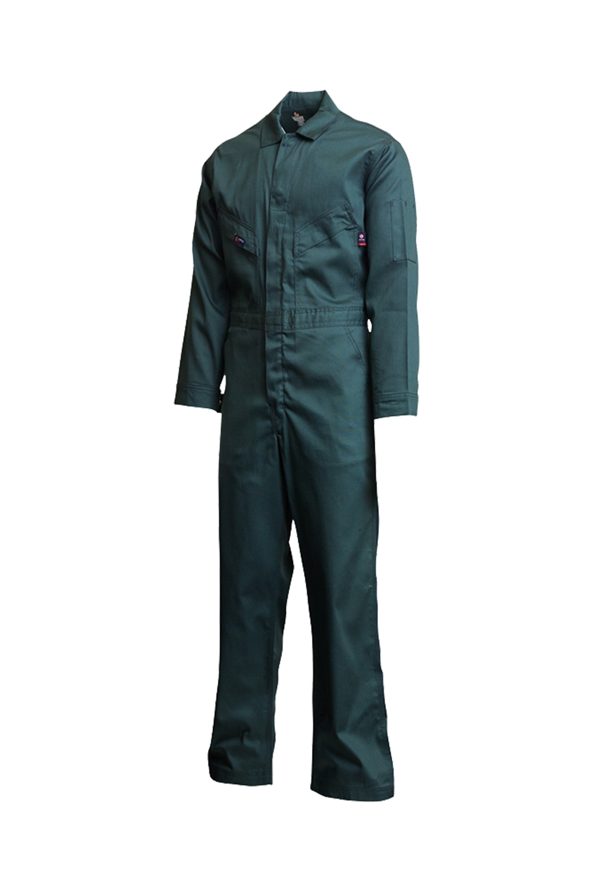 FR Deluxe Coverall | 7oz. 100% Cotton | Spruce Green