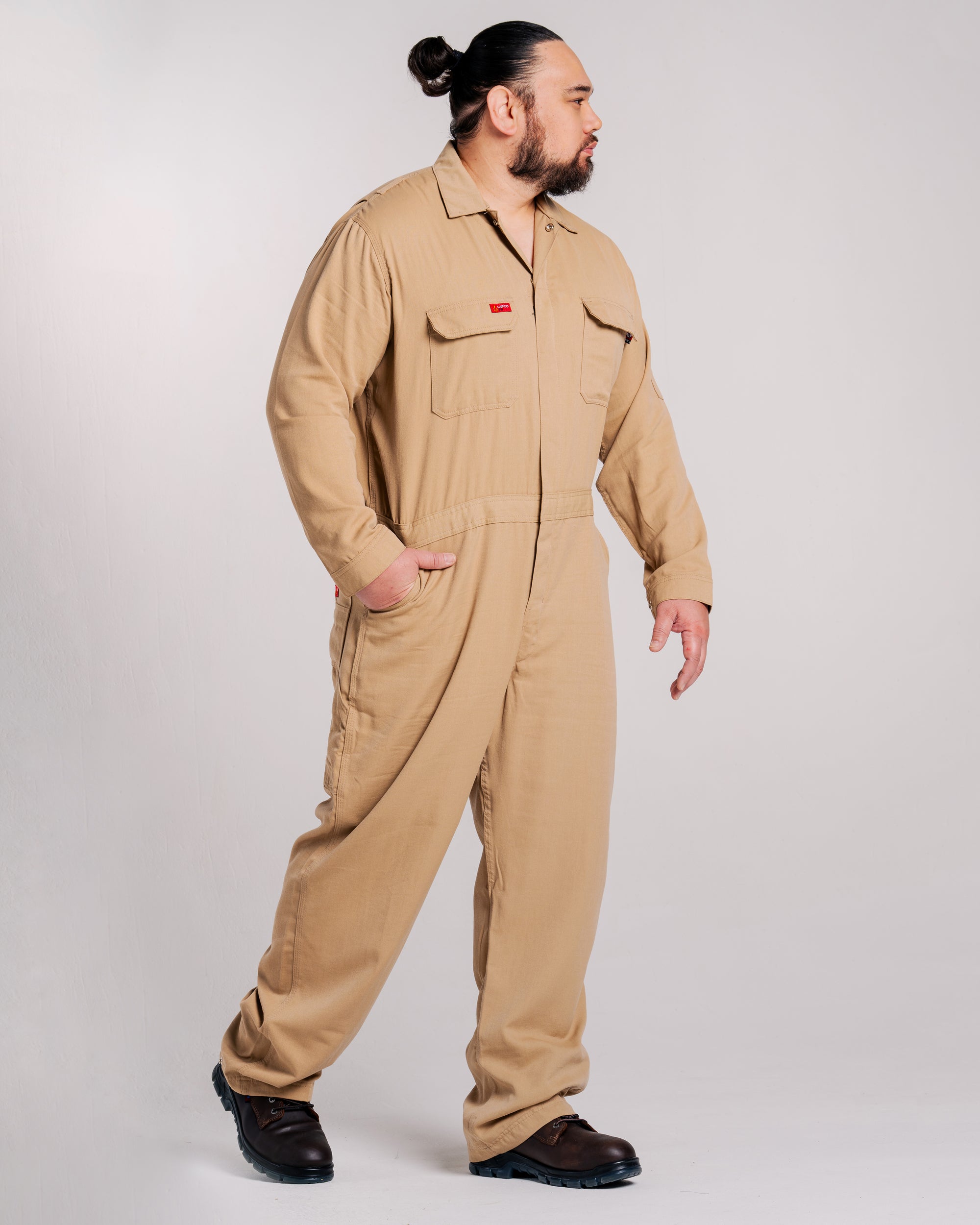 FR Deluxe 2.0 Coverall | made with 6.5oz. Westex DH | Khaki