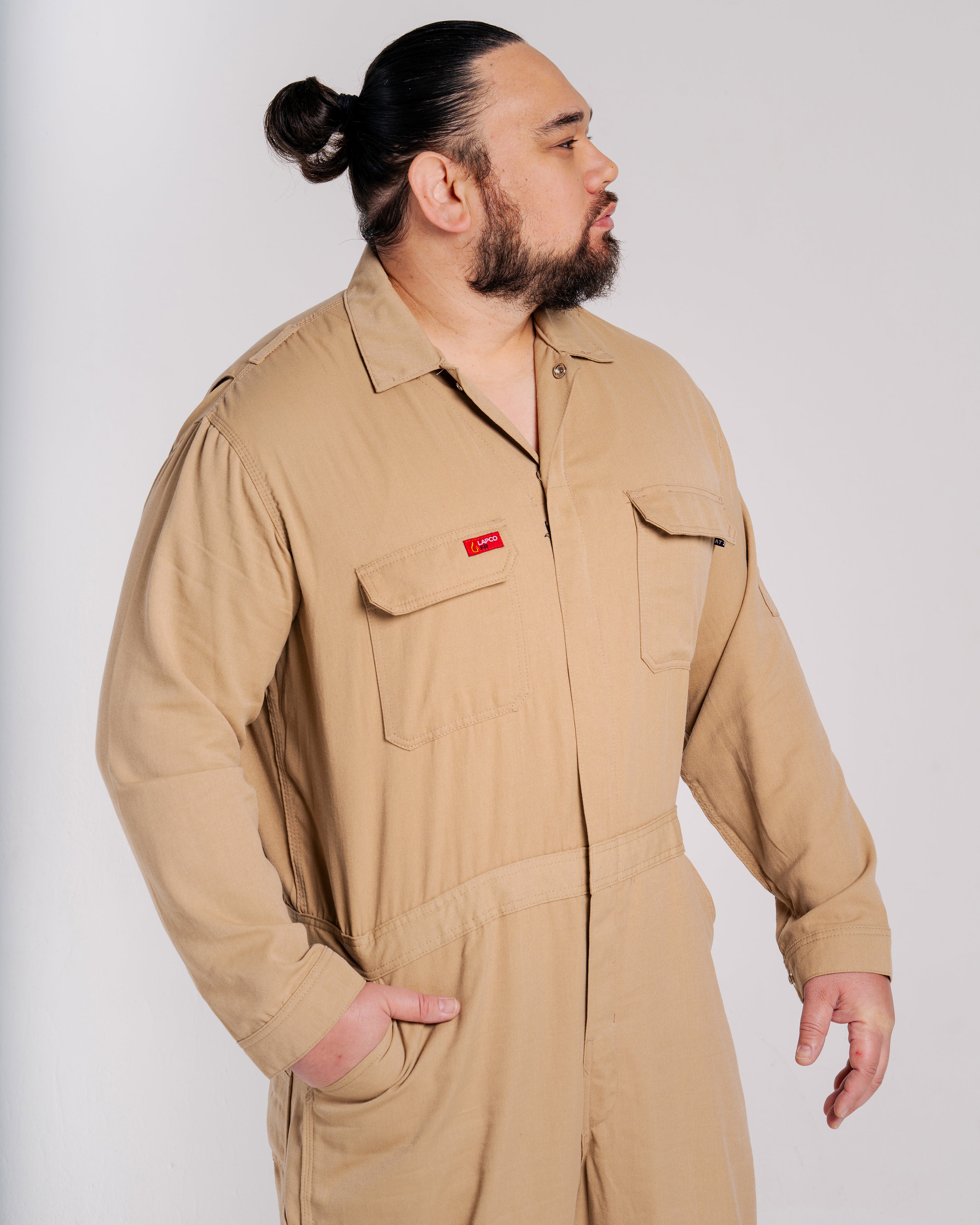 FR Deluxe 2.0 Coverall | made with 6.5oz. Westex DH | Khaki