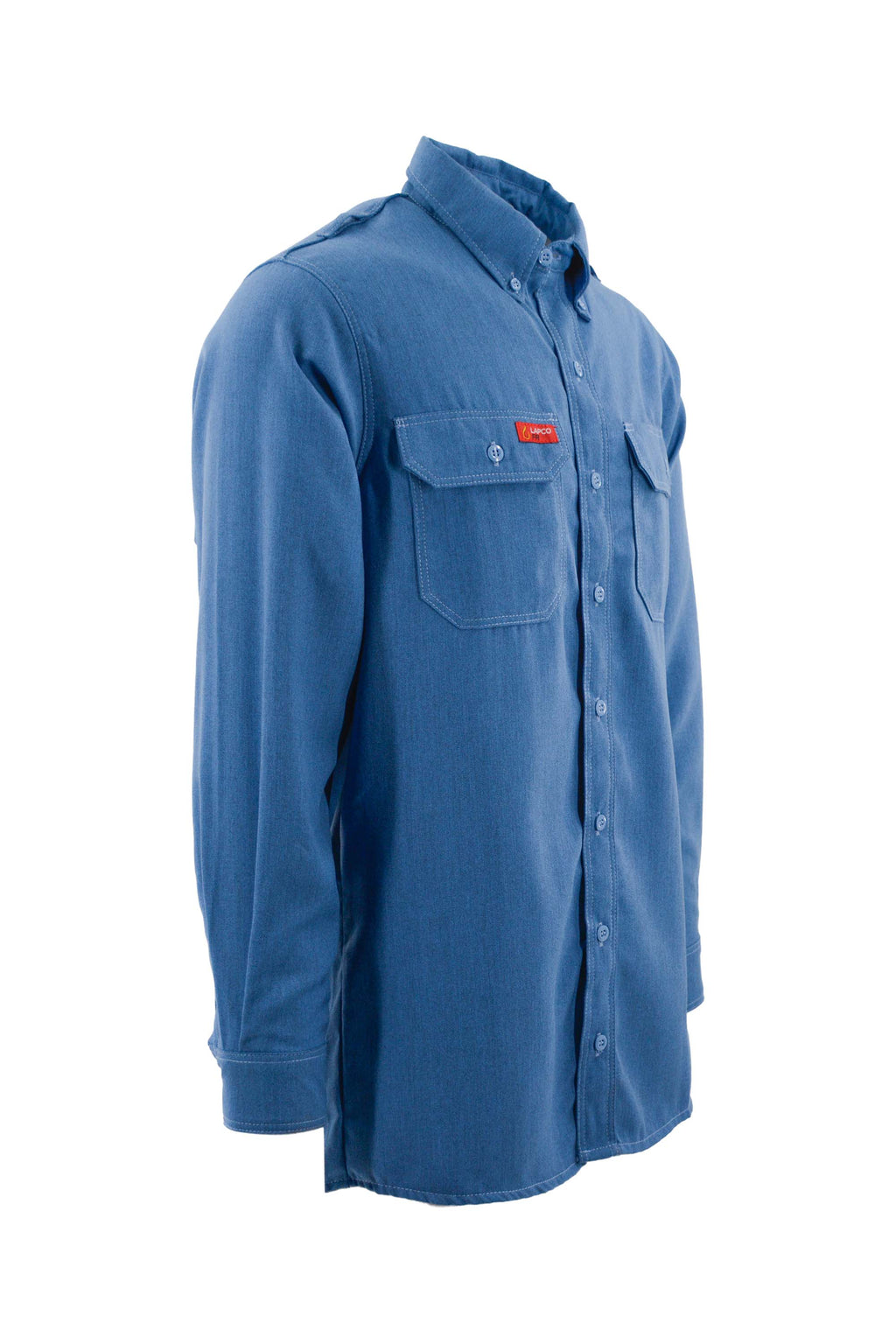 FR DH AIr Uniform Shirts | made with 5.5oz. Westex® DH Air | Medium Blue