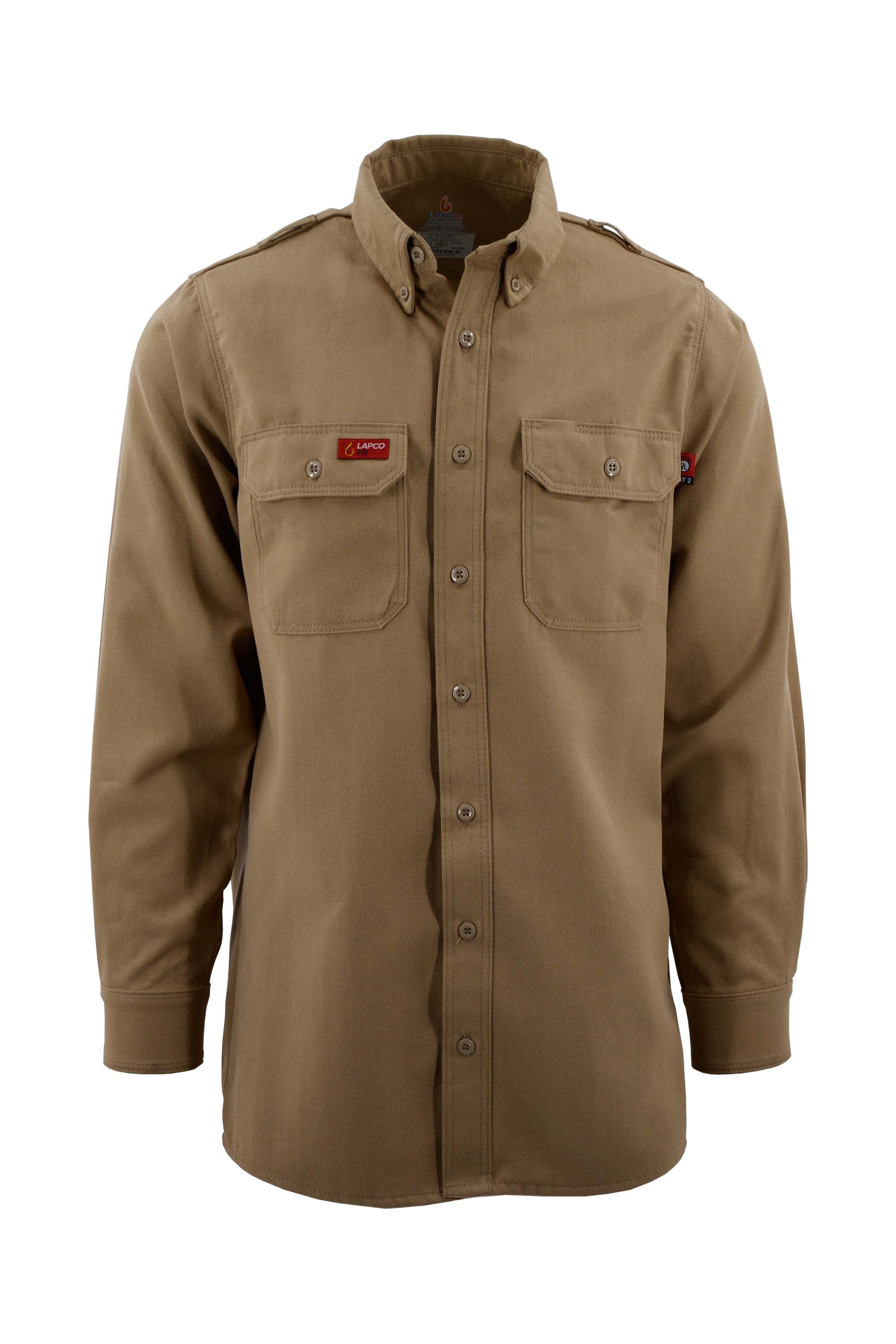 FR DH Uniform Shirt | made with 6.5oz. Westex® DH | Khaki