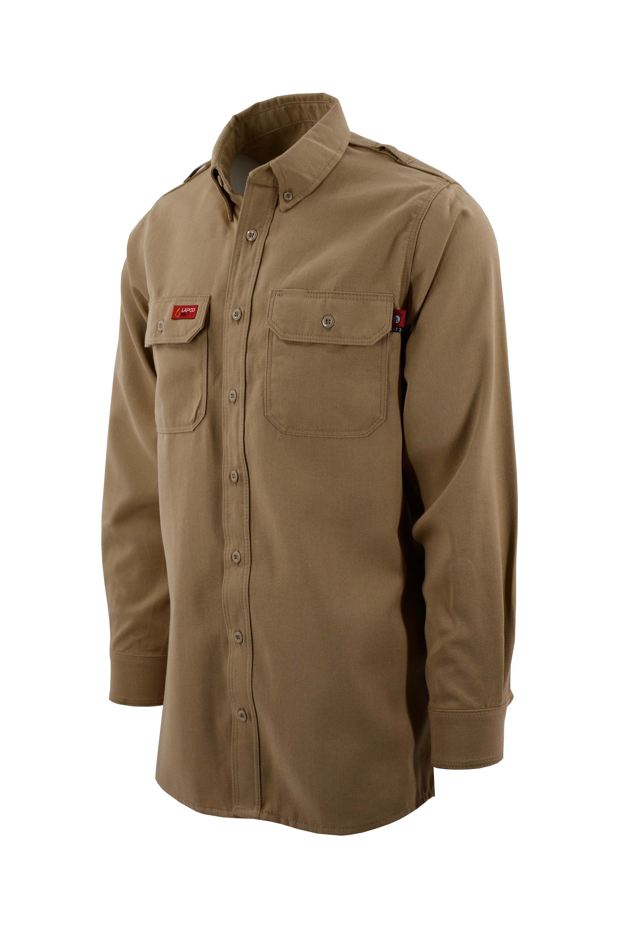 FR DH Uniform Shirt | made with 6.5oz. Westex® DH | Khaki
