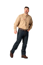 FR DH Uniform Shirt | made with 6.5oz. Westex® DH | Khaki