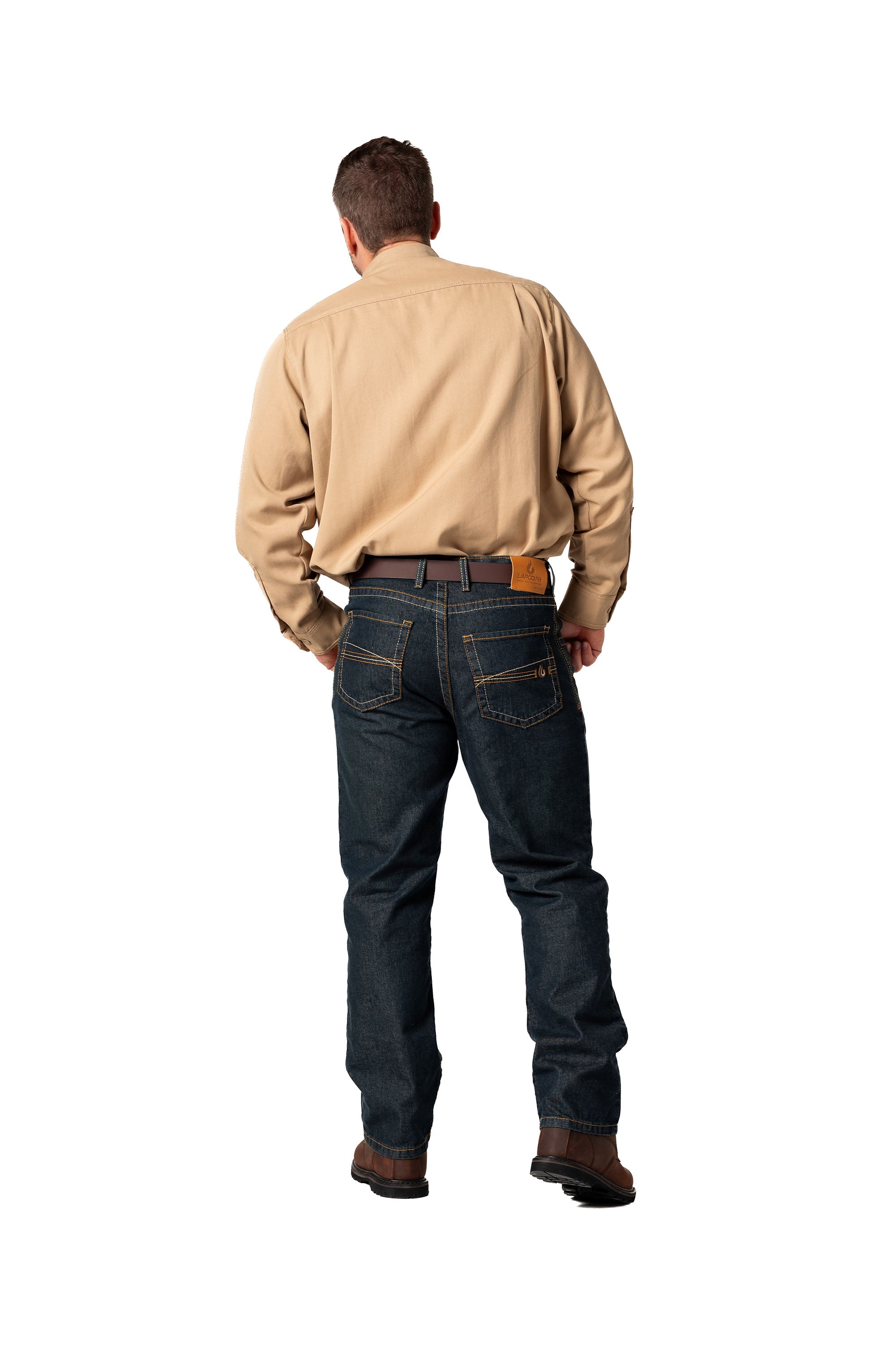 FR DH Uniform Shirt | made with 6.5oz. Westex® DH | Khaki