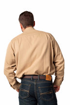 FR DH Uniform Shirt | made with 6.5oz. Westex® DH | Khaki