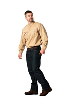 FR DH Uniform Shirt | made with 6.5oz. Westex® DH | Khaki