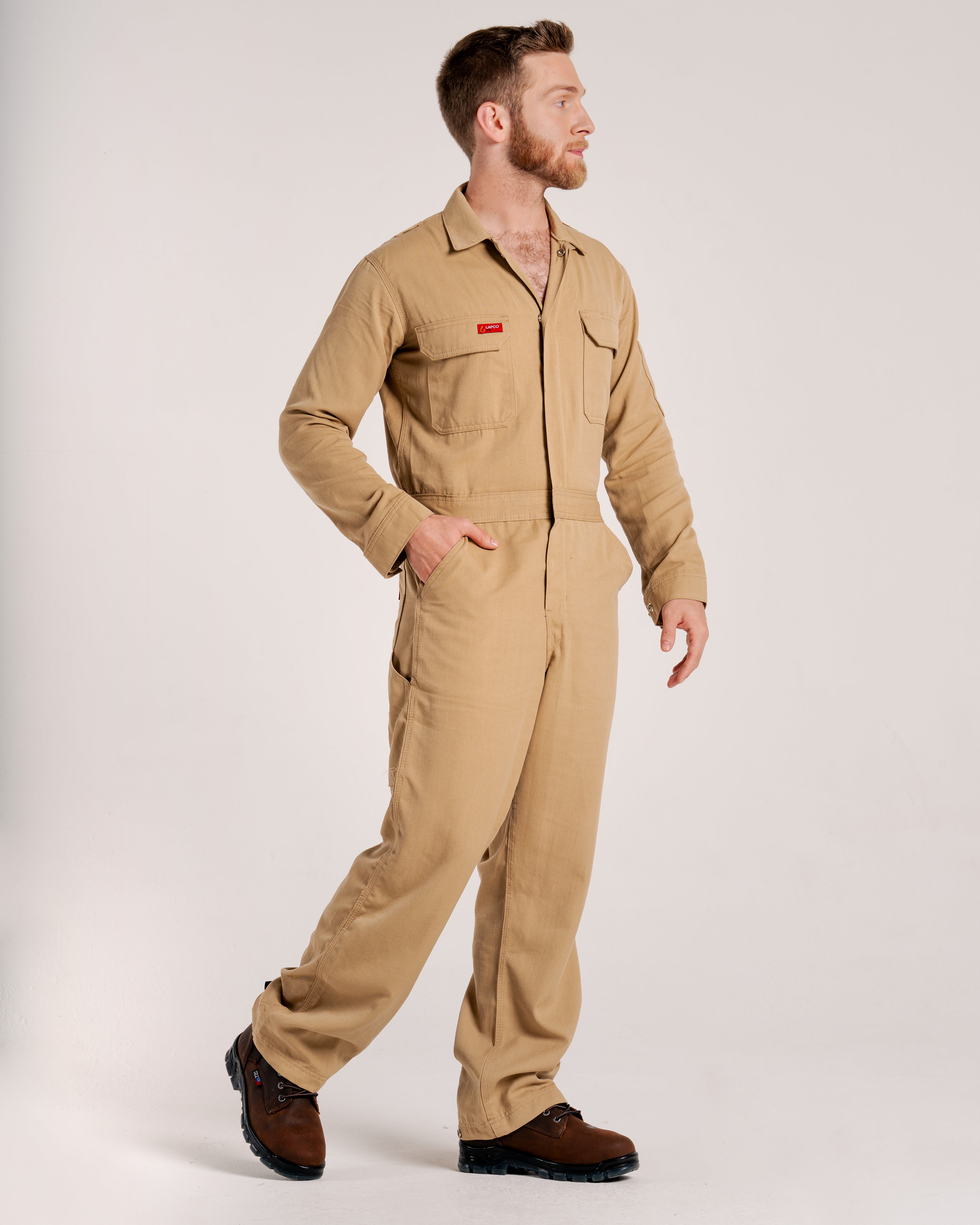 FR Deluxe 2.0 Coverall | made with 6.5oz. Westex DH | Khaki