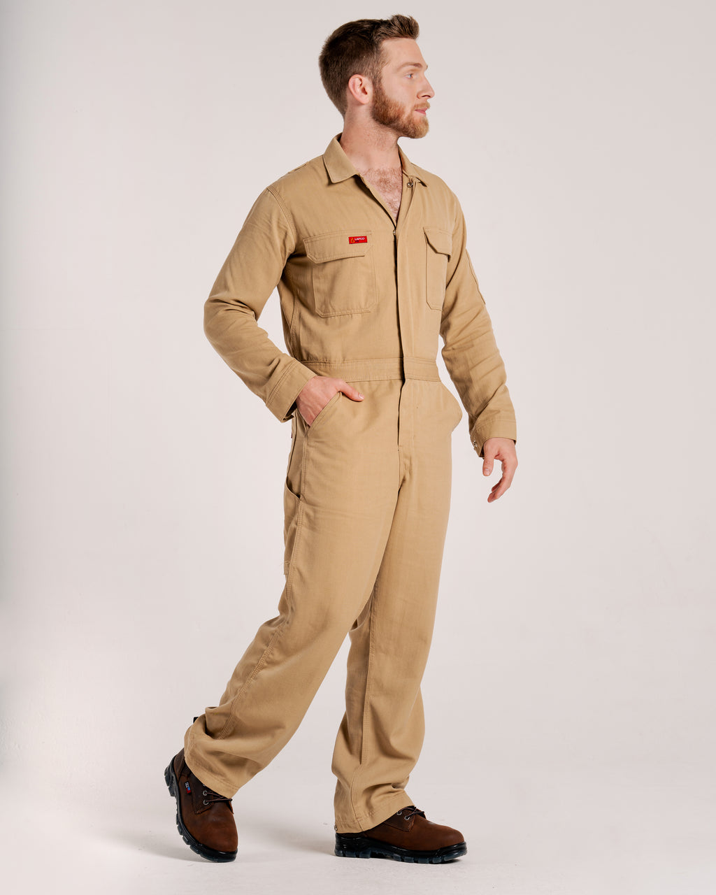 FR Deluxe 2.0 Coverall | made with 6.5oz. Westex DH | Khaki