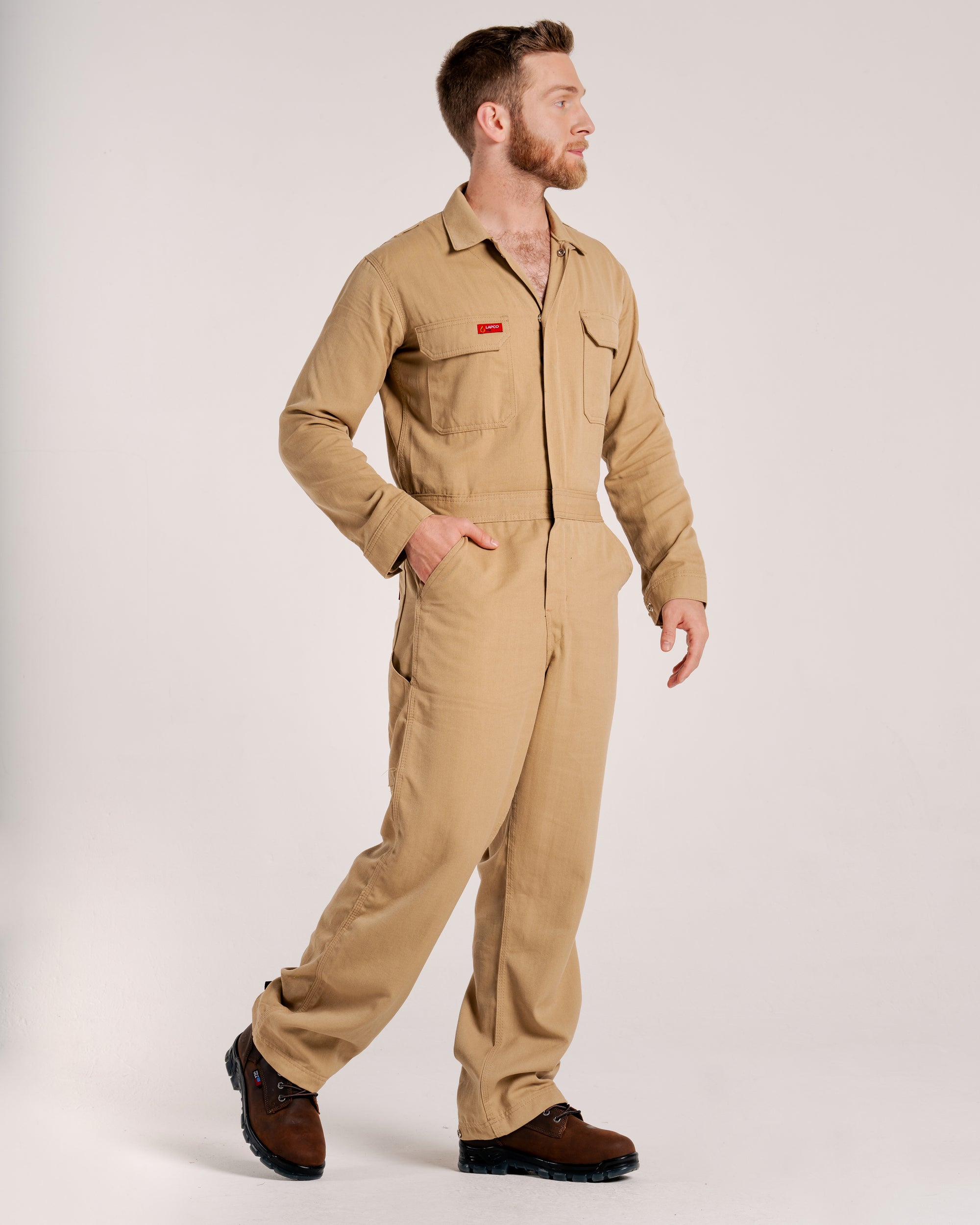 FR Deluxe 2.0 Coverall | made with 6.5oz. Westex DH | Khaki