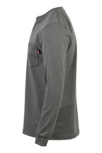 FR Henley Tees | 6oz. 93/7 Knit | Gray