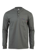 FR Henley Tees | 6oz. 93/7 Knit | Gray