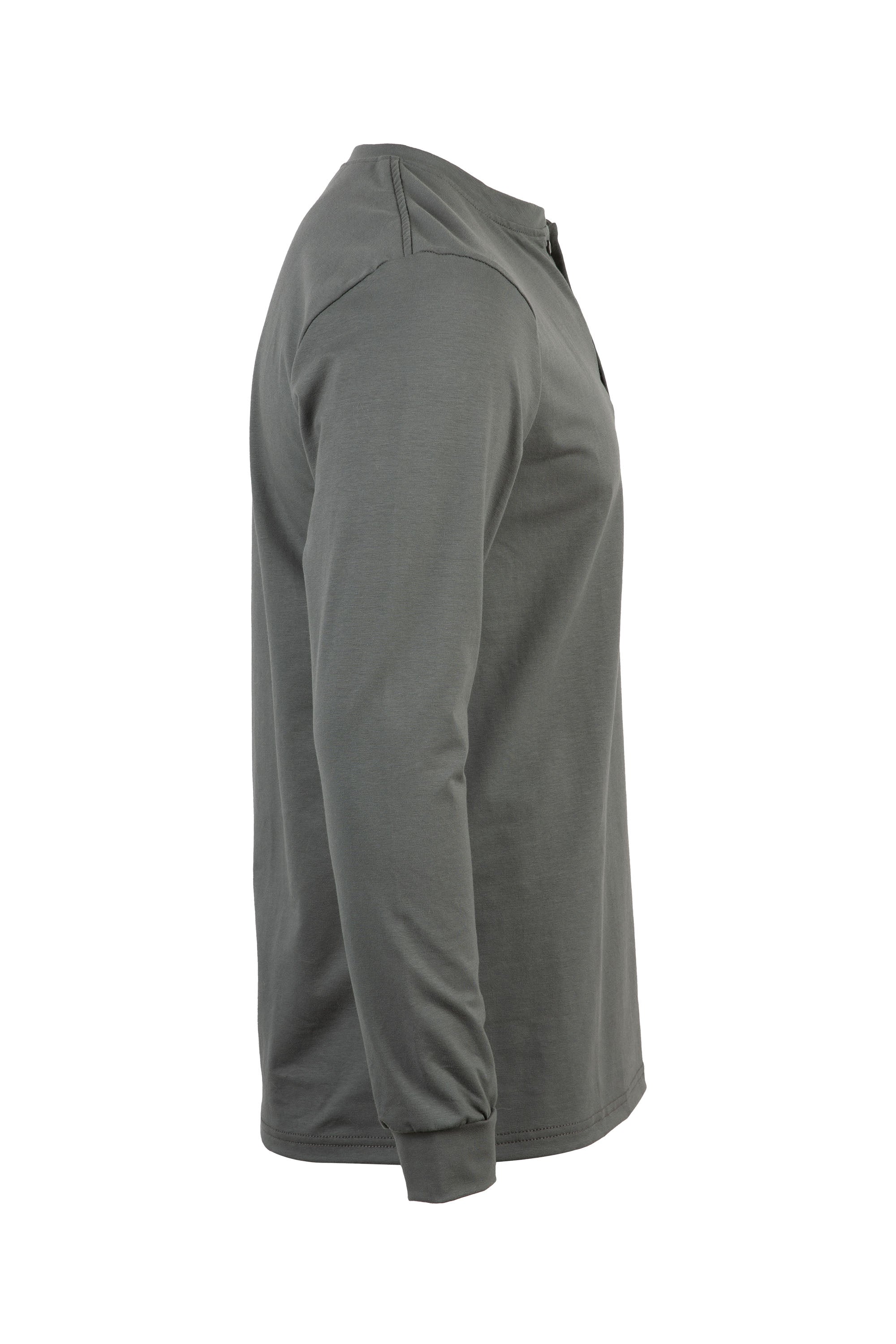 FR Henley Tees | 6oz. 93/7 Knit | Gray