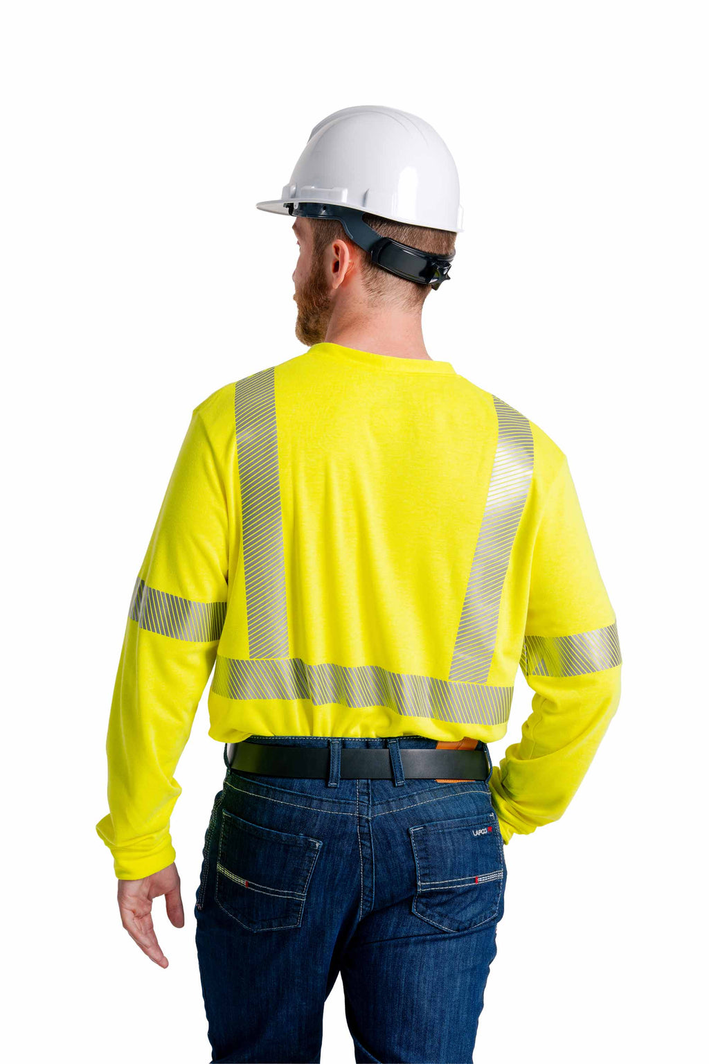 FR Hi-Viz Henley Shirt | 7oz. Inherent Blend | Class 2
