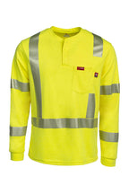 FR Hi-Viz Henley Shirt | 7oz. Inherent Blend | Class 3