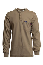 FR Henley Tee | 7oz. 100% Cotton Jersey Knit | Khaki