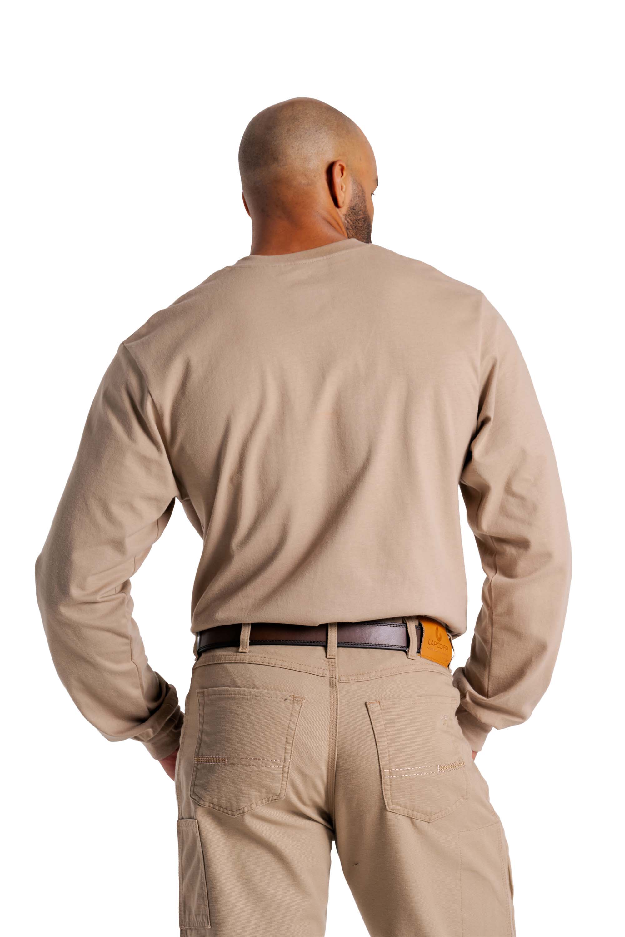 FR Henley Tee | 7oz. 100% Cotton Jersey Knit | Khaki