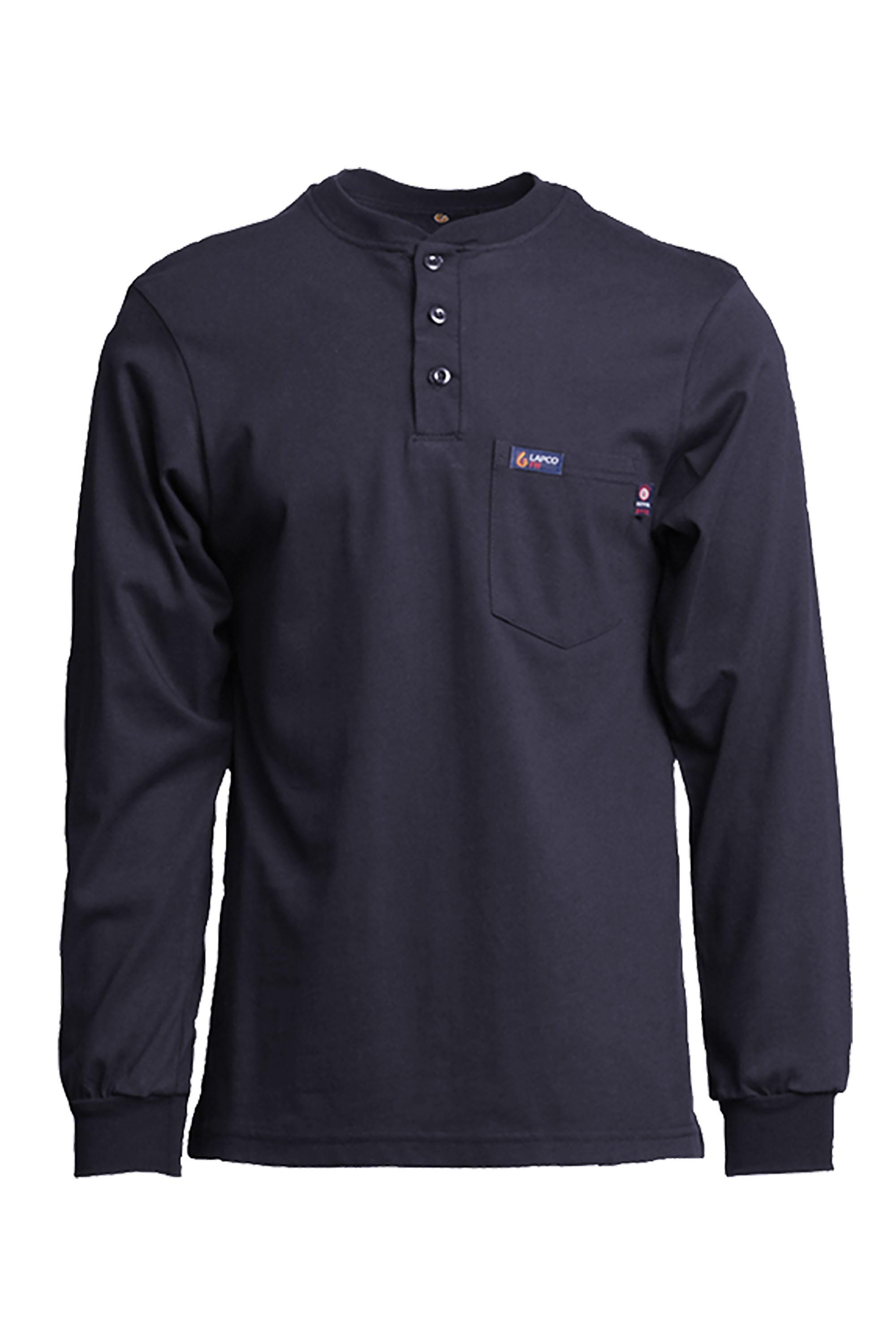 FR Henley Tee | 7oz. 100% Cotton Jersey Knit | Navy