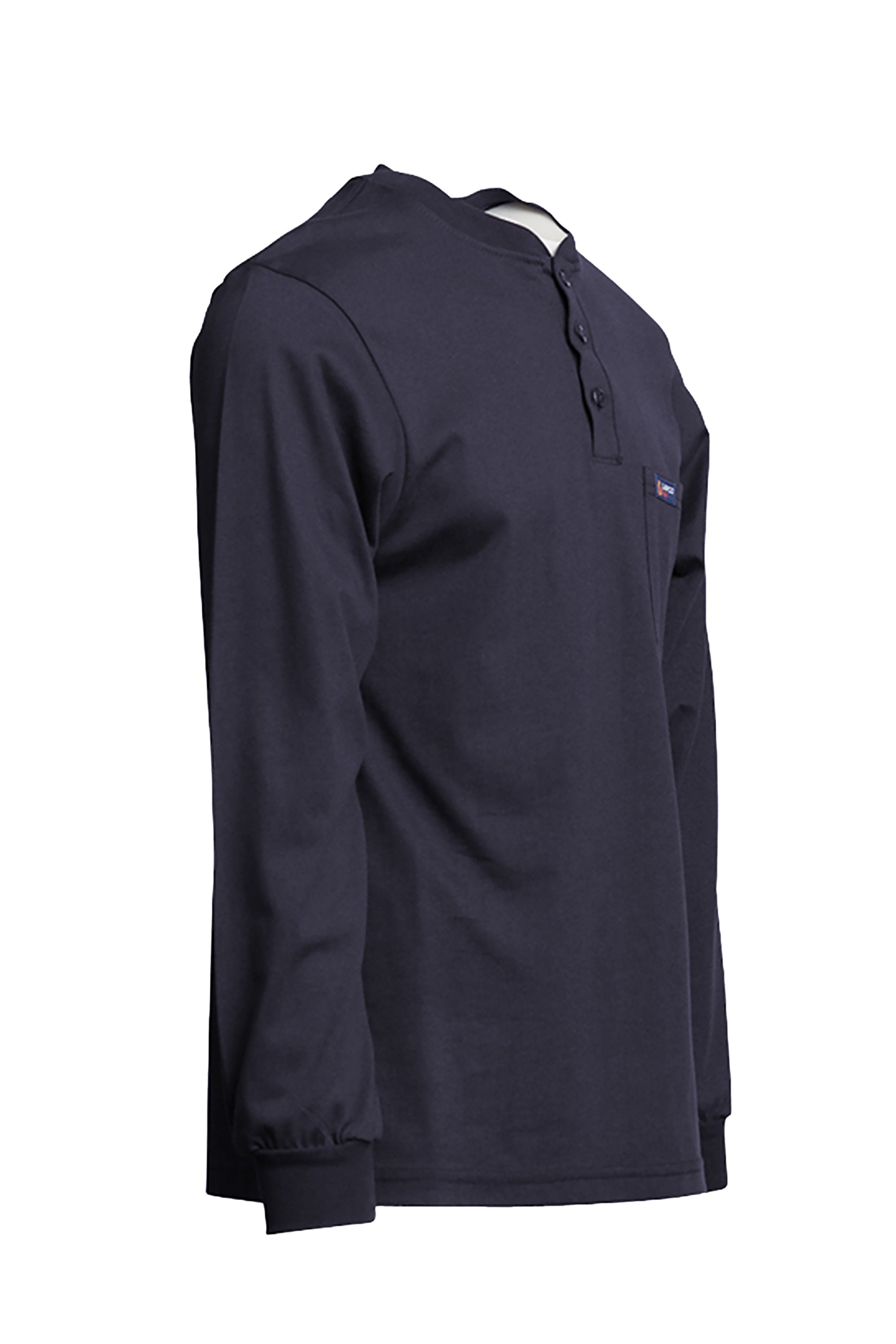 FR Henley Tee | 7oz. 100% Cotton Jersey Knit | Navy