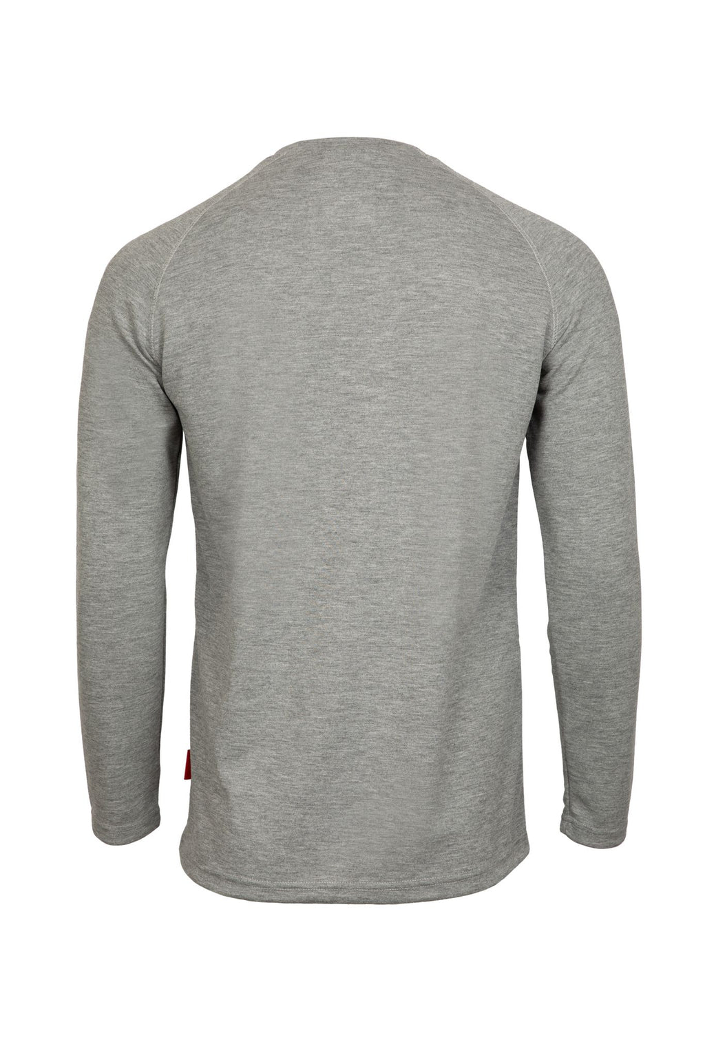 Flame-Resistant Raglan Sleeve Henley T-Shirt – 6oz. Inherent Knit | Gray