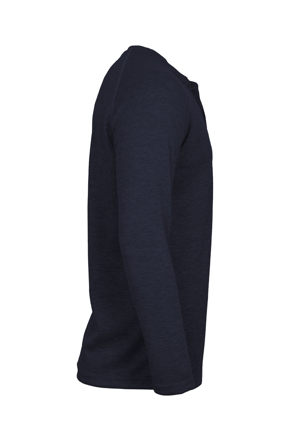 Flame-Resistant Raglan Sleeve Henley T-Shirt – 6oz. Inherent Knit | Navy
