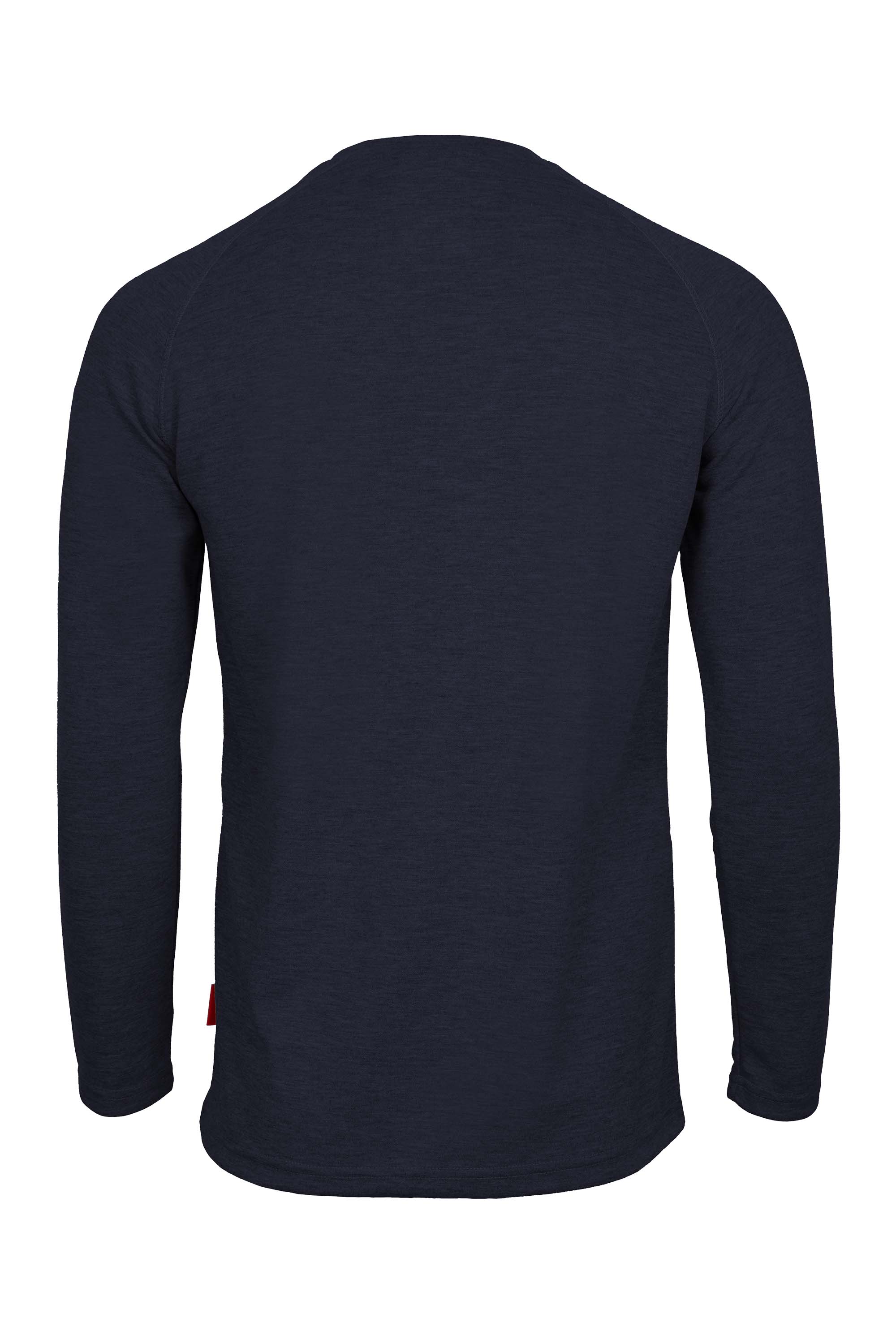 Flame-Resistant Raglan Sleeve Henley T-Shirt – 6oz. Inherent Knit | Navy
