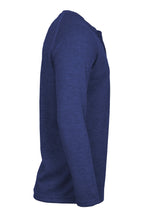 Flame-Resistant Raglan Sleeve Henley T-Shirt – 6oz. Inherent Knit | Royal
