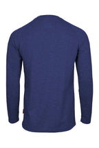 Flame-Resistant Raglan Sleeve Henley T-Shirt – 6oz. Inherent Knit | Royal
