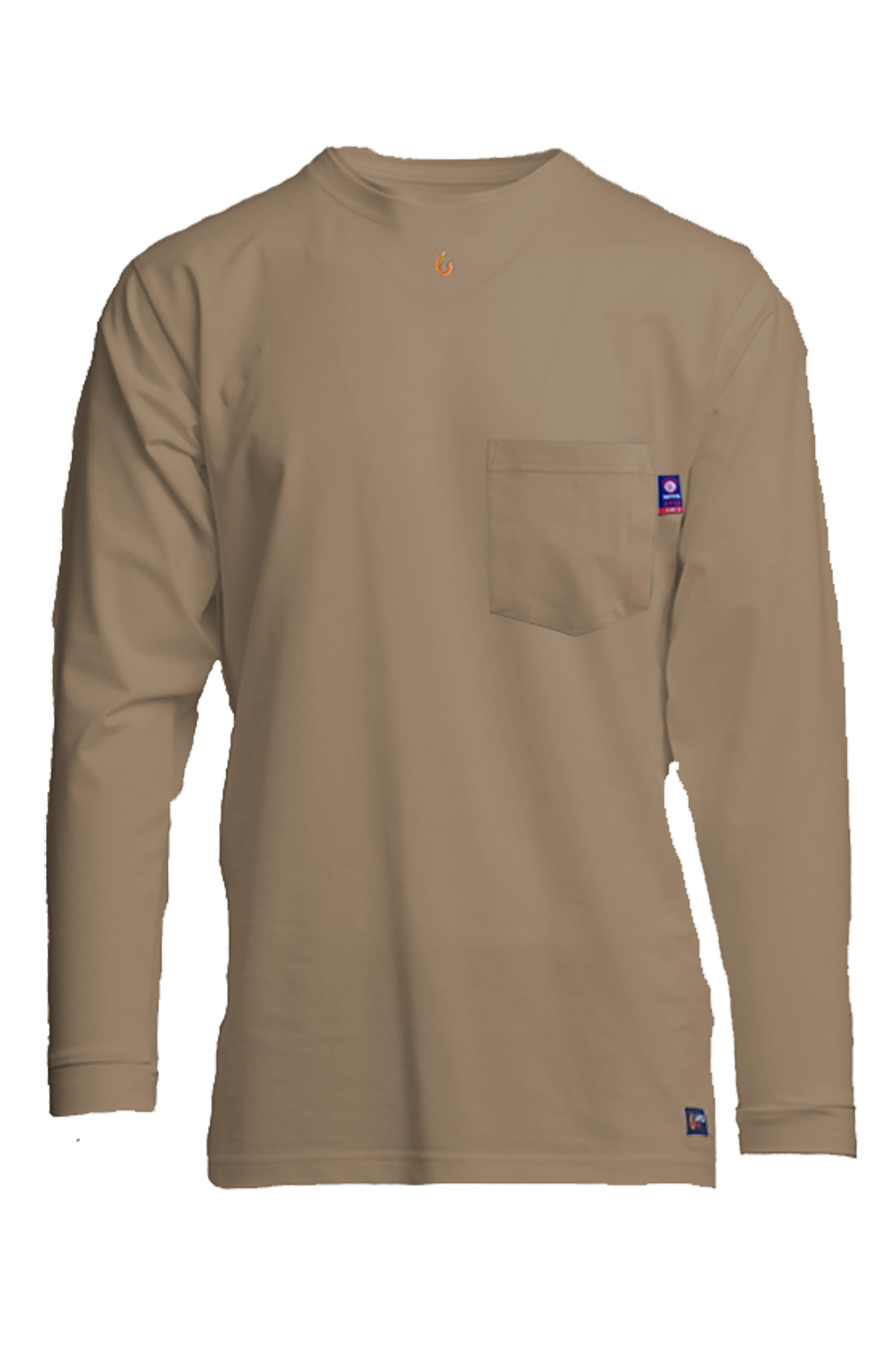 FR Pocket T-Shirt | 6oz. 93/7 Knit | Khaki