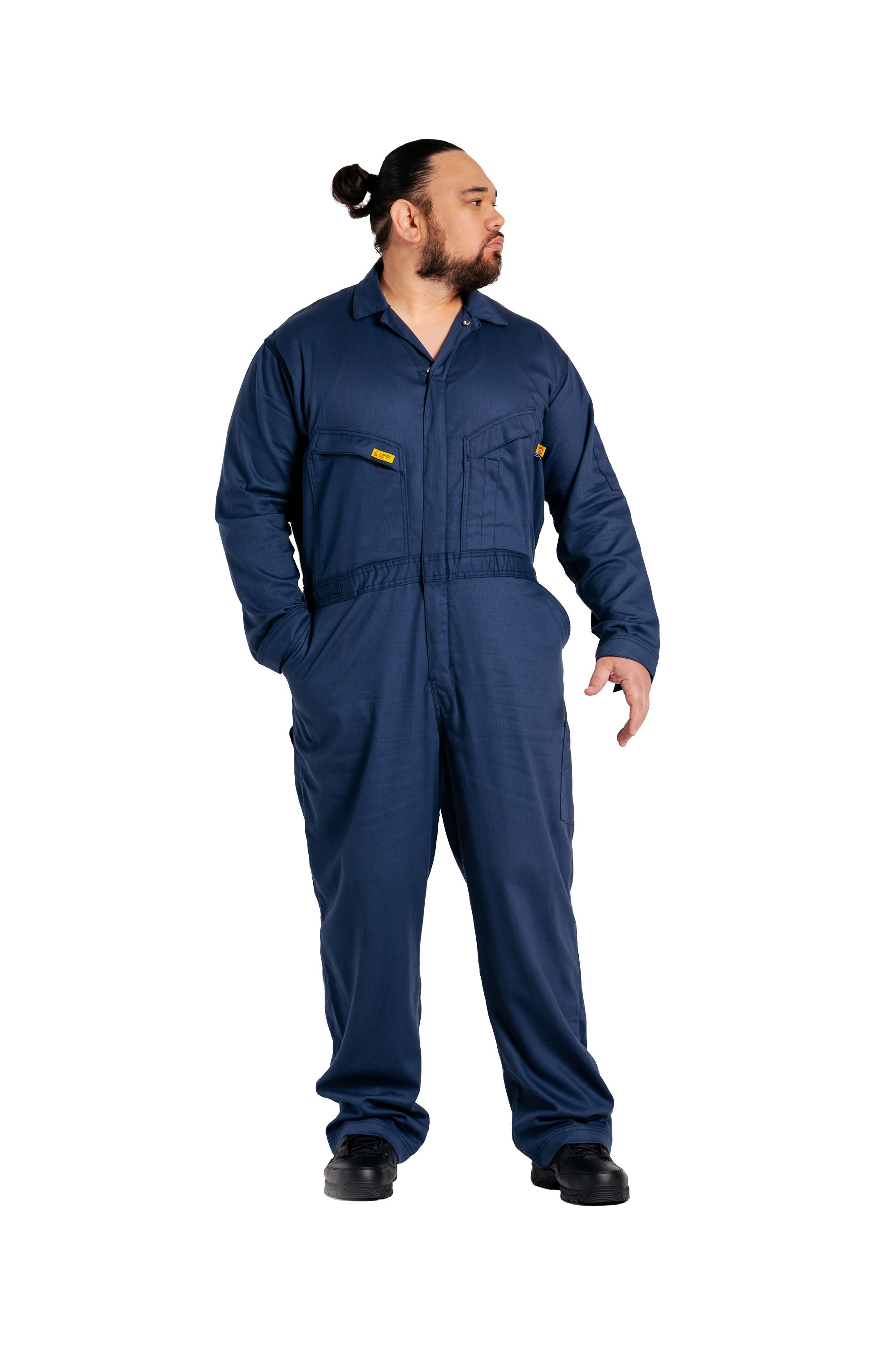 FR Deluxe Lightweight Coveralls | 6oz. 88/12 Blend | Navy