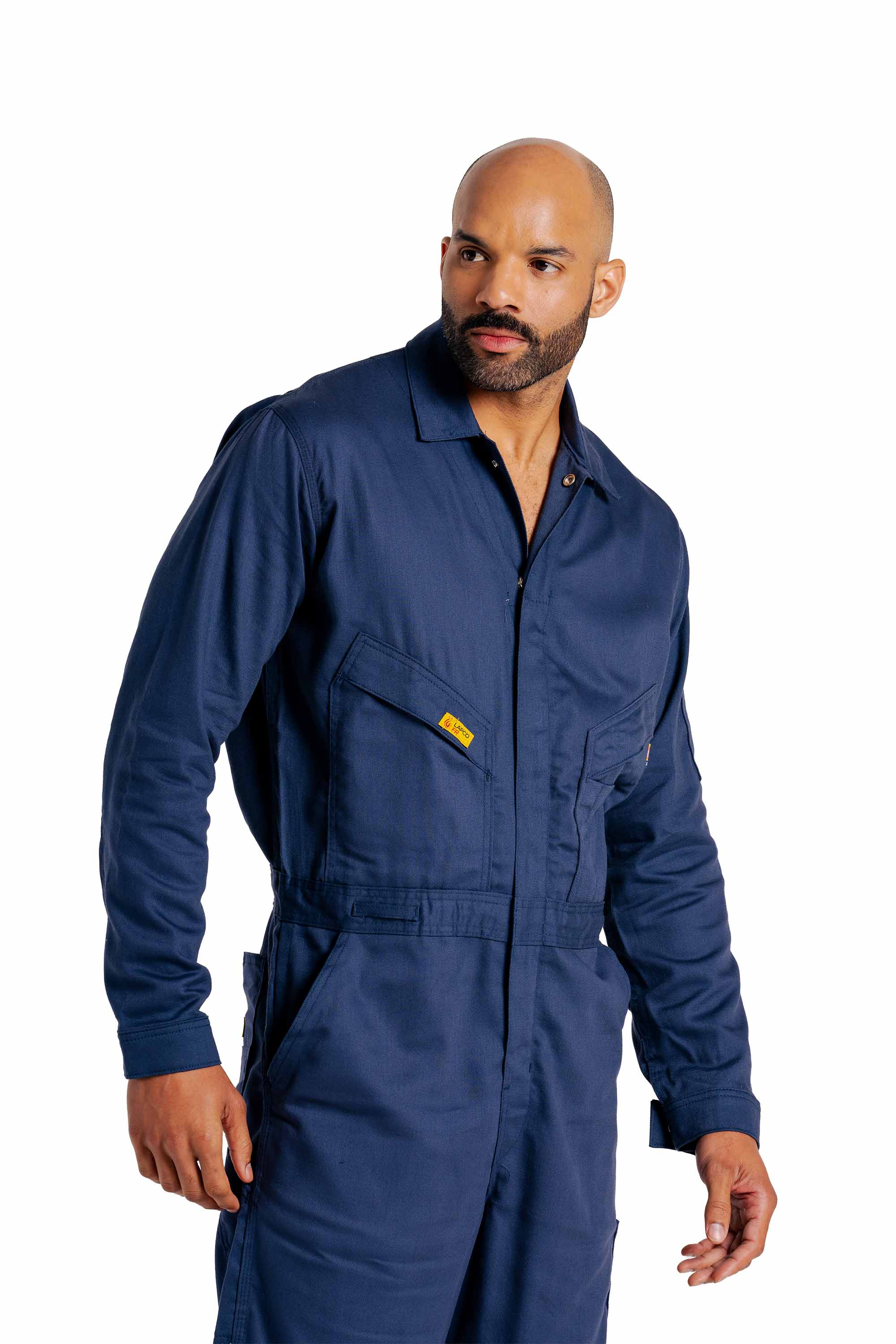 FR Deluxe Lightweight Coveralls | 6oz. 88/12 Blend | Navy