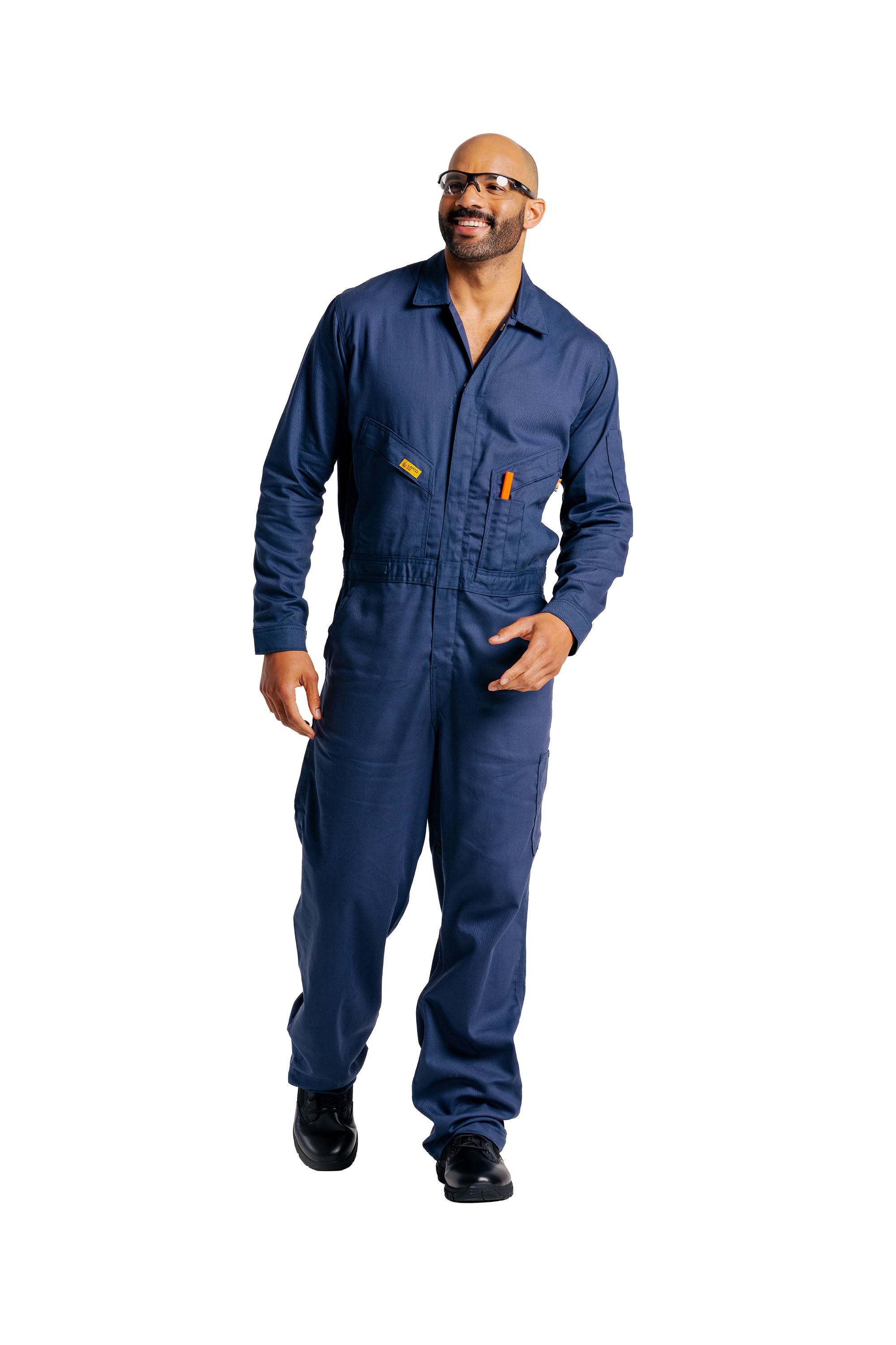 FR Deluxe Lightweight Coveralls | 6oz. 88/12 Blend | Navy