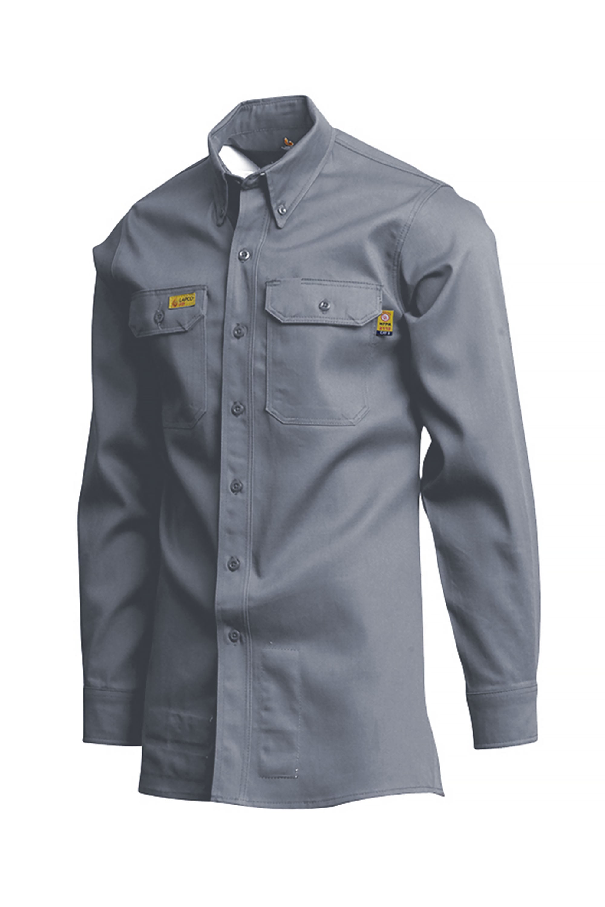 FR Uniform Shirt | 6oz. 88/12 Blend | Gray